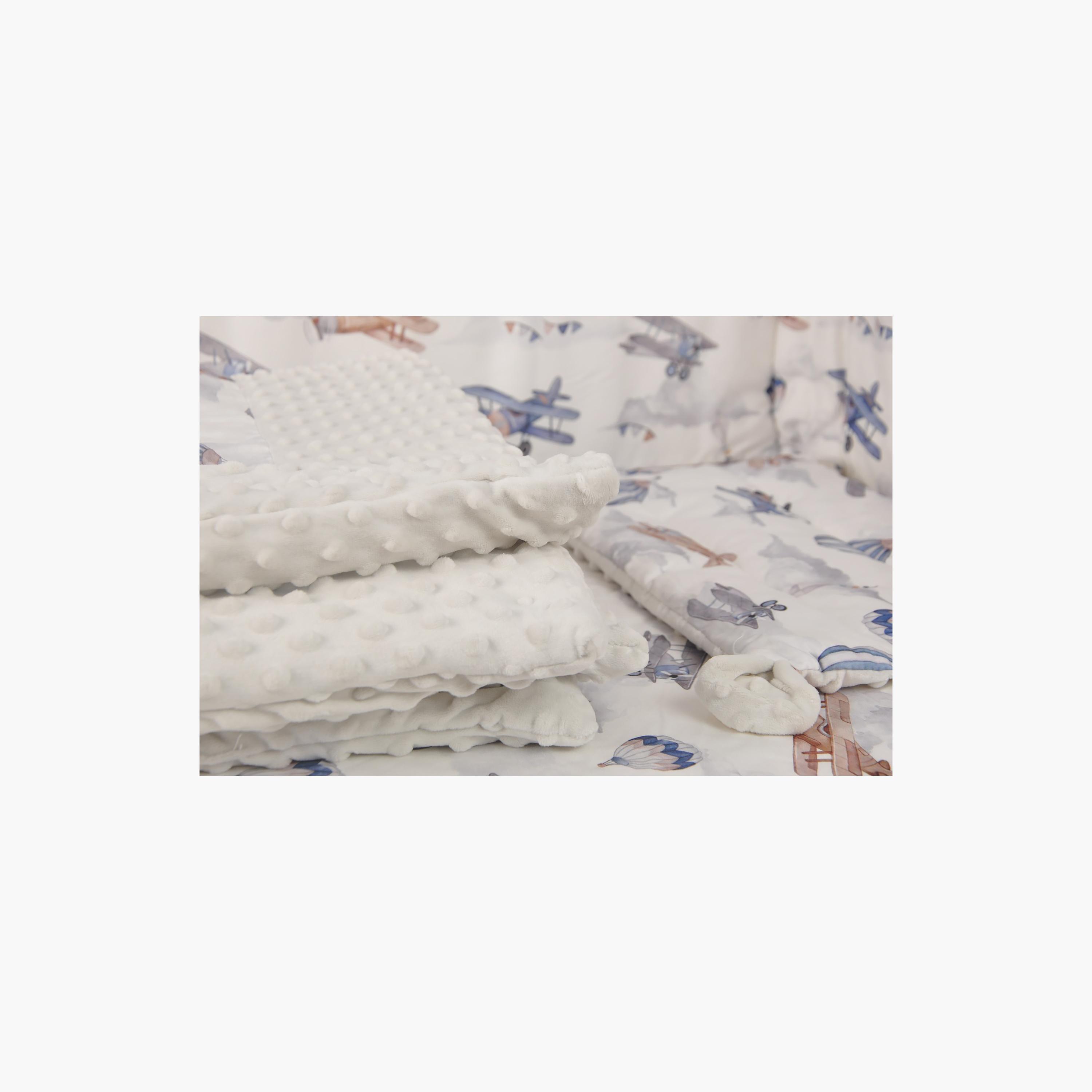 Babydream 4-Piece Crib Bedding Set, Grey-baby-nursery-babybedding-image-10