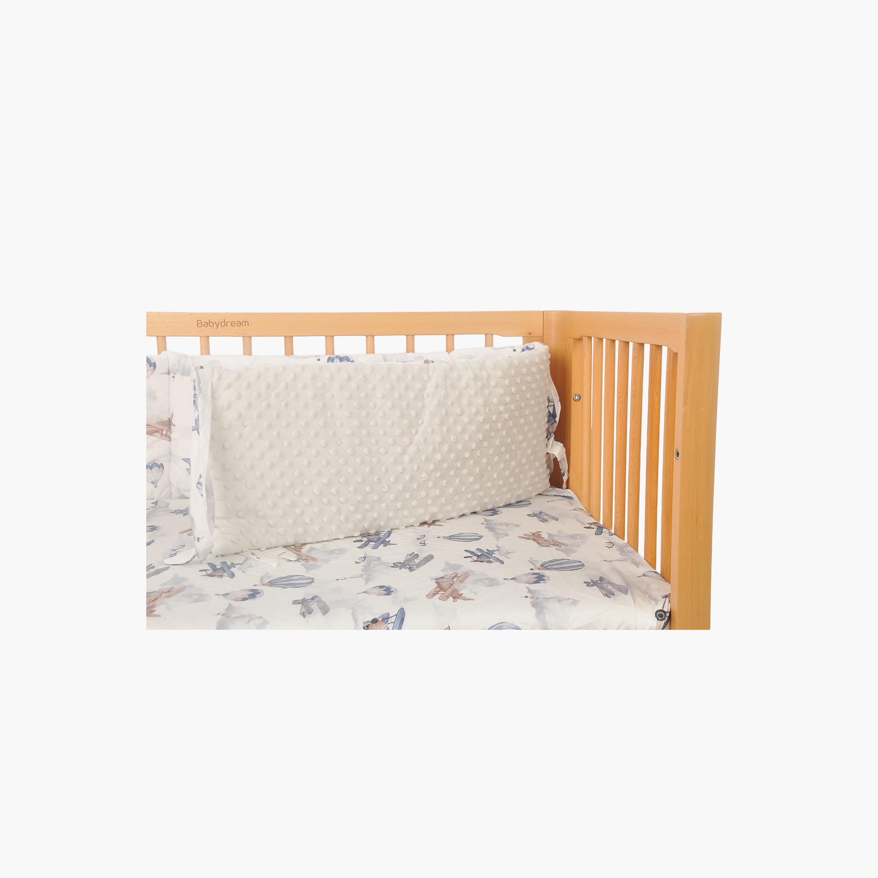 Babydream 4-Piece Crib Bedding Set, Grey-baby-nursery-babybedding-image-13