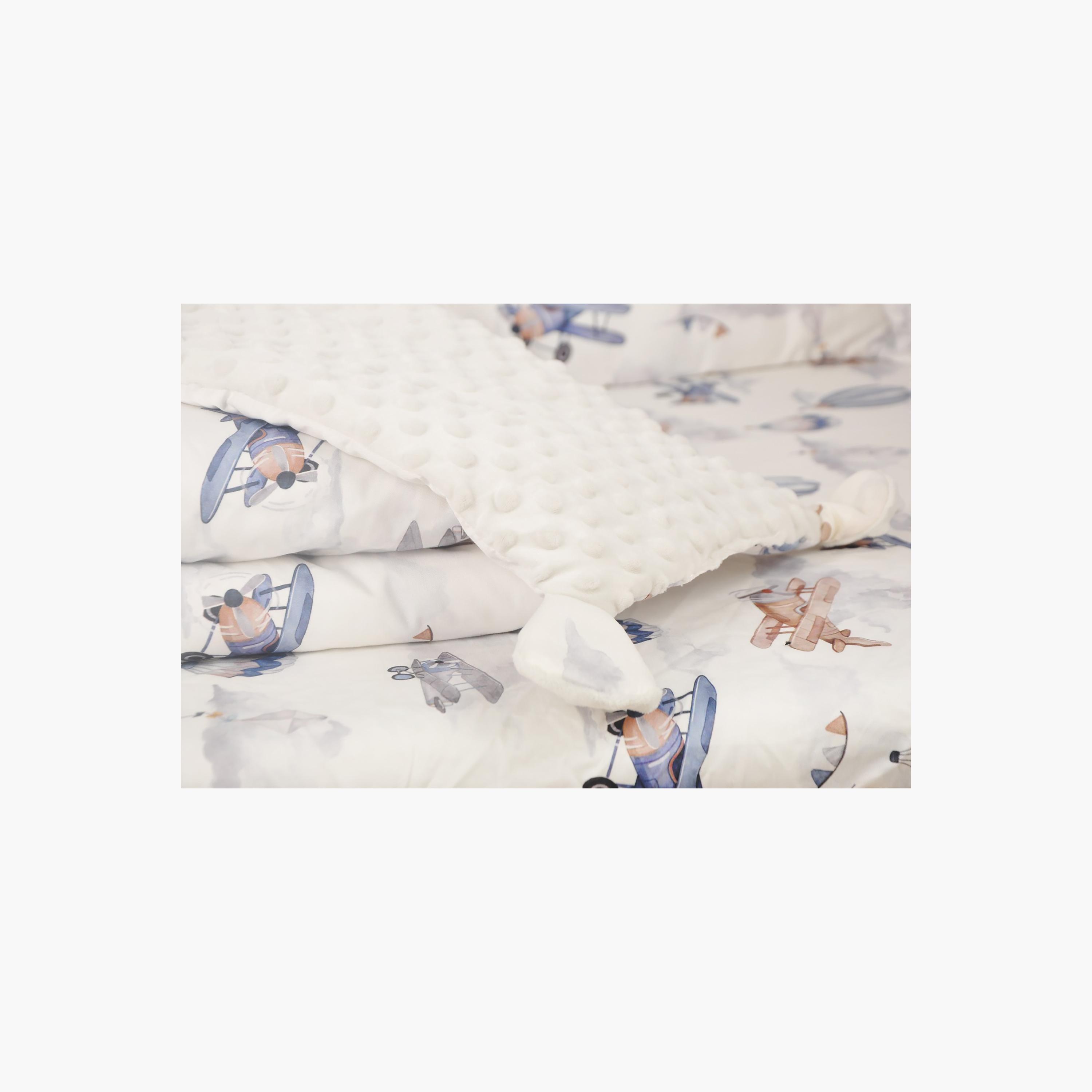 Babydream 4-Piece Crib Bedding Set, Grey-baby-nursery-babybedding-image-3