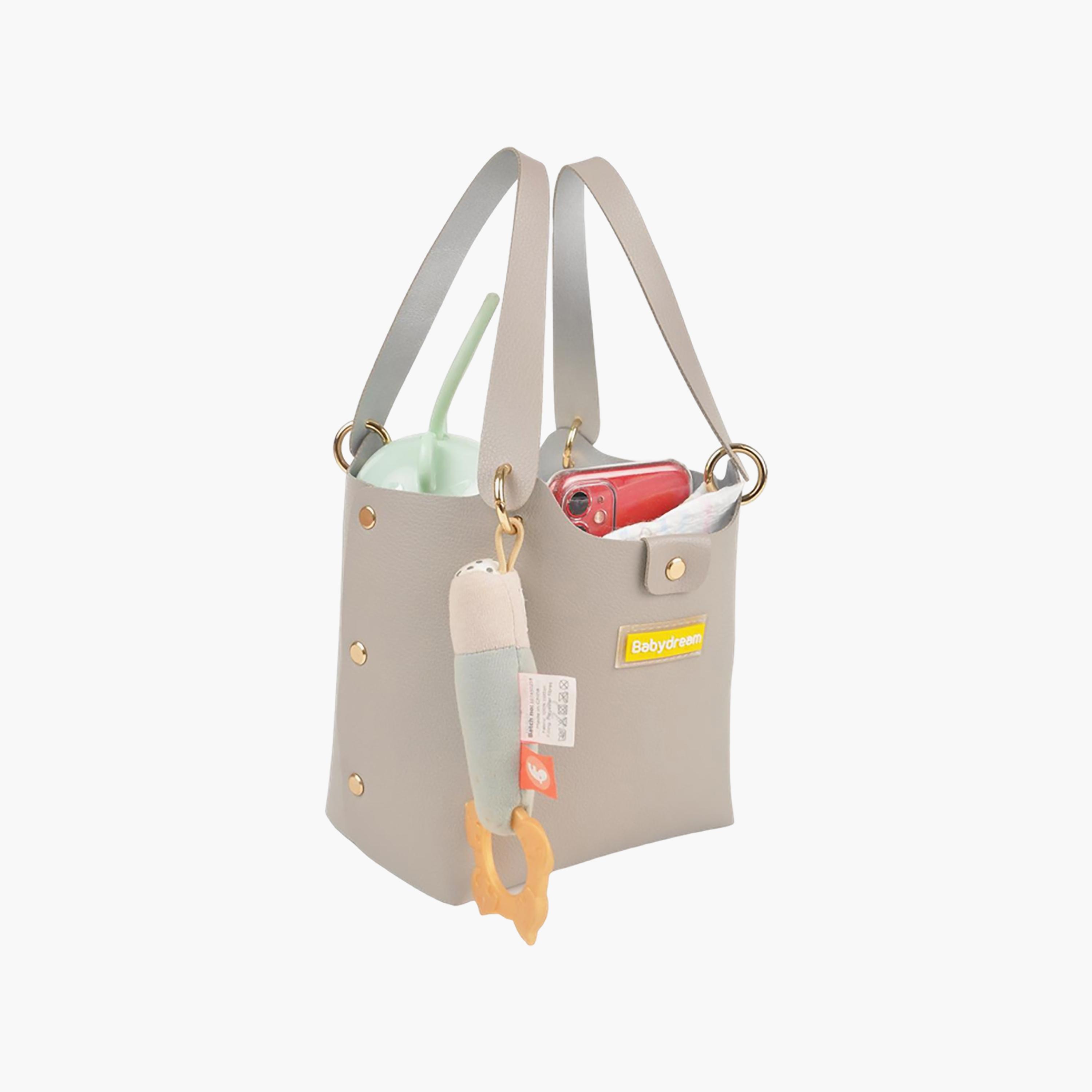 Babydream Leather Mom Handbag-baby-diapering-diaperbags-image-3