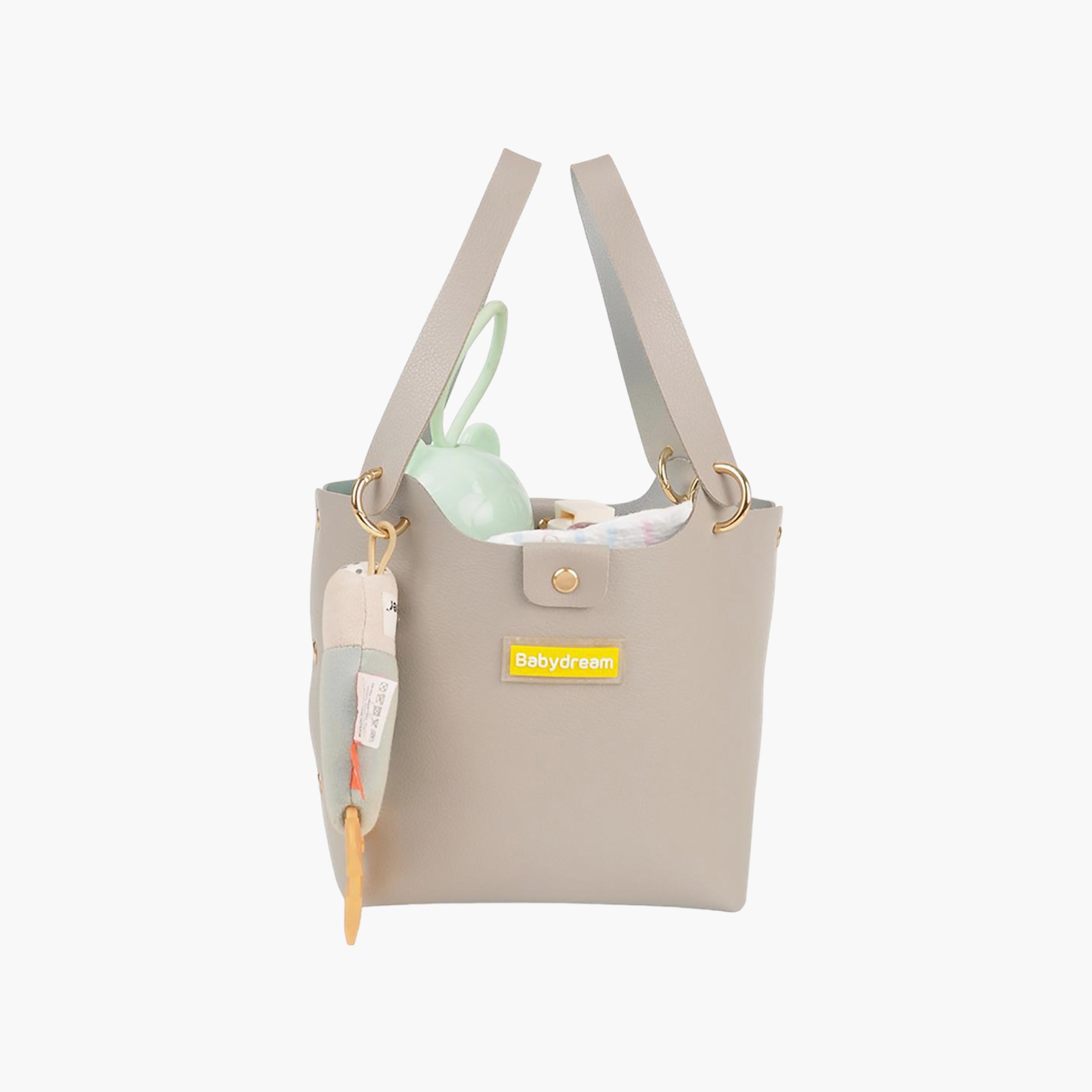 Babydream Leather Mom Handbag-baby-diapering-diaperbags-image-4