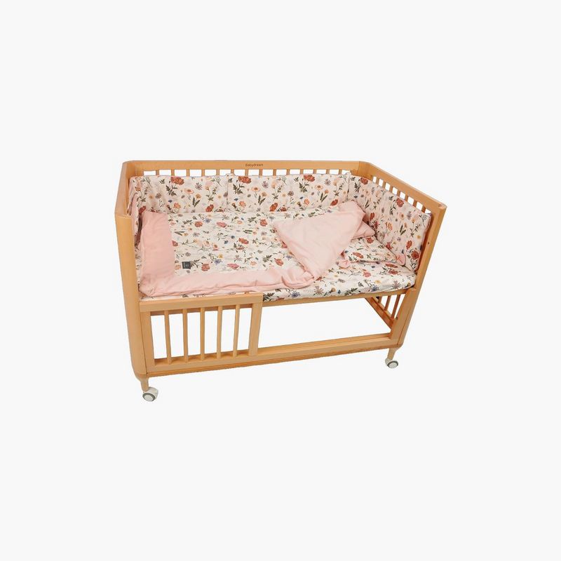 Babydream 4-Piece Crib Bedding Set, Pink