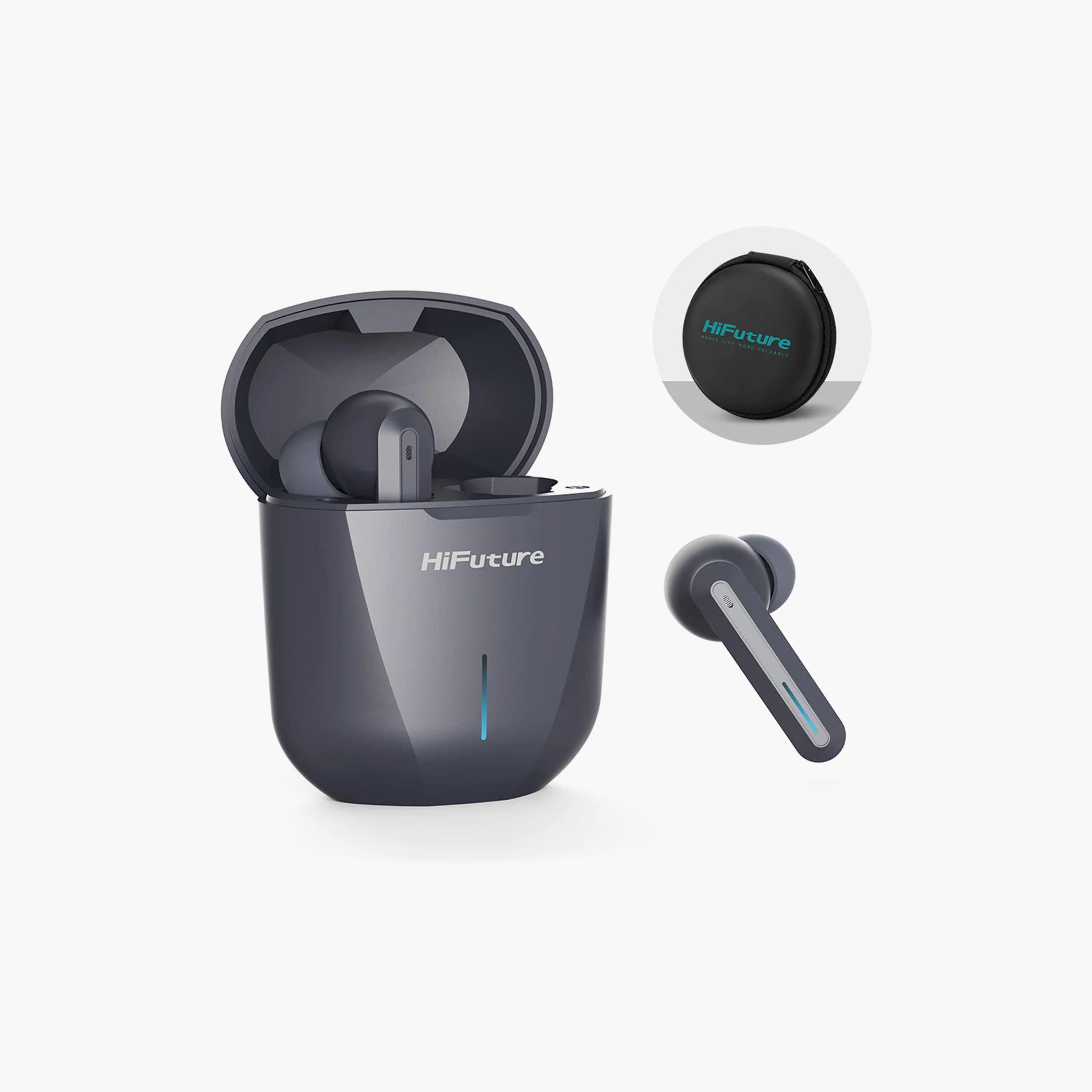 Hifuture Radge Gaming and Music True Wireless Earbuds | RADGE GREY-electronics-headphonesandearphones-image-1