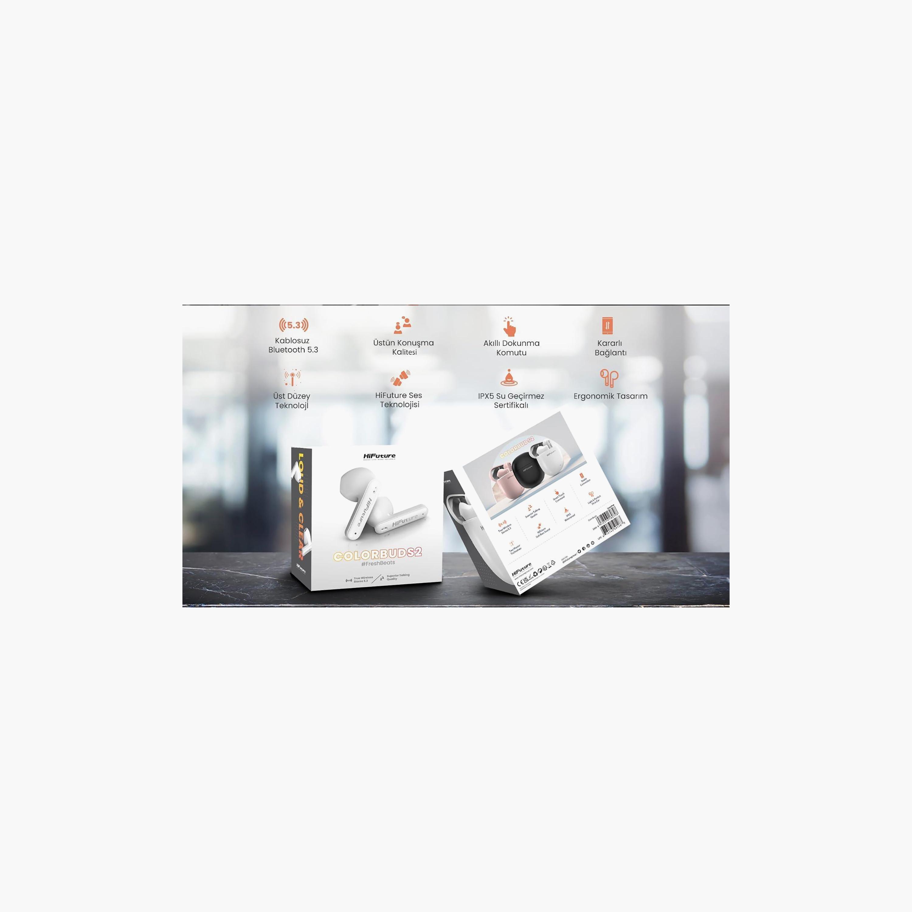 Hifuture Colorbuds2 TWS Earphone | COLORBUDS2 PINK-electronics-headphonesandearphones-image-3