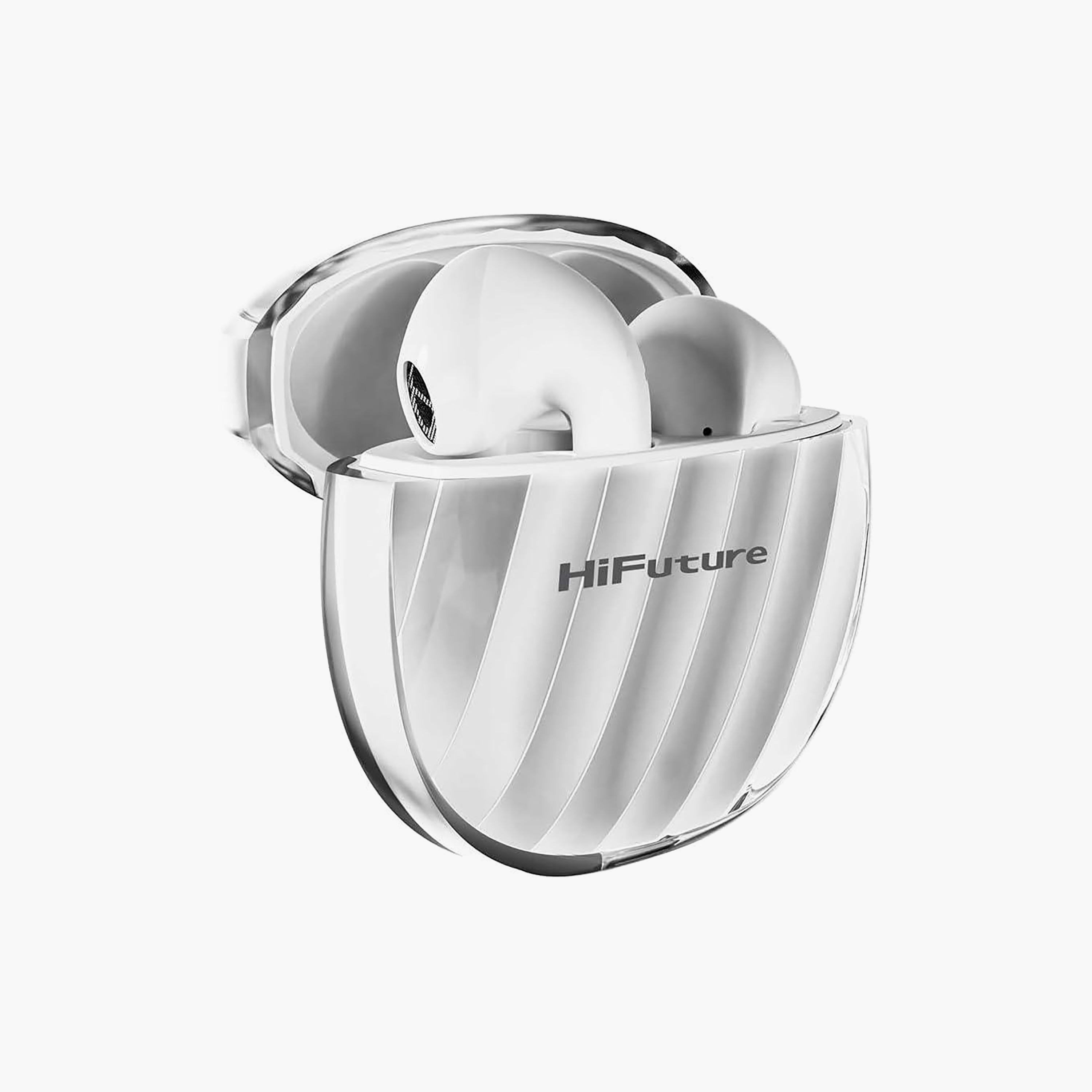 Hifuture Flybuds 3 ENC مُمكّنة TWS | فلاي بادز 3 ابيض-electronics-headphonesandearphones-image-1