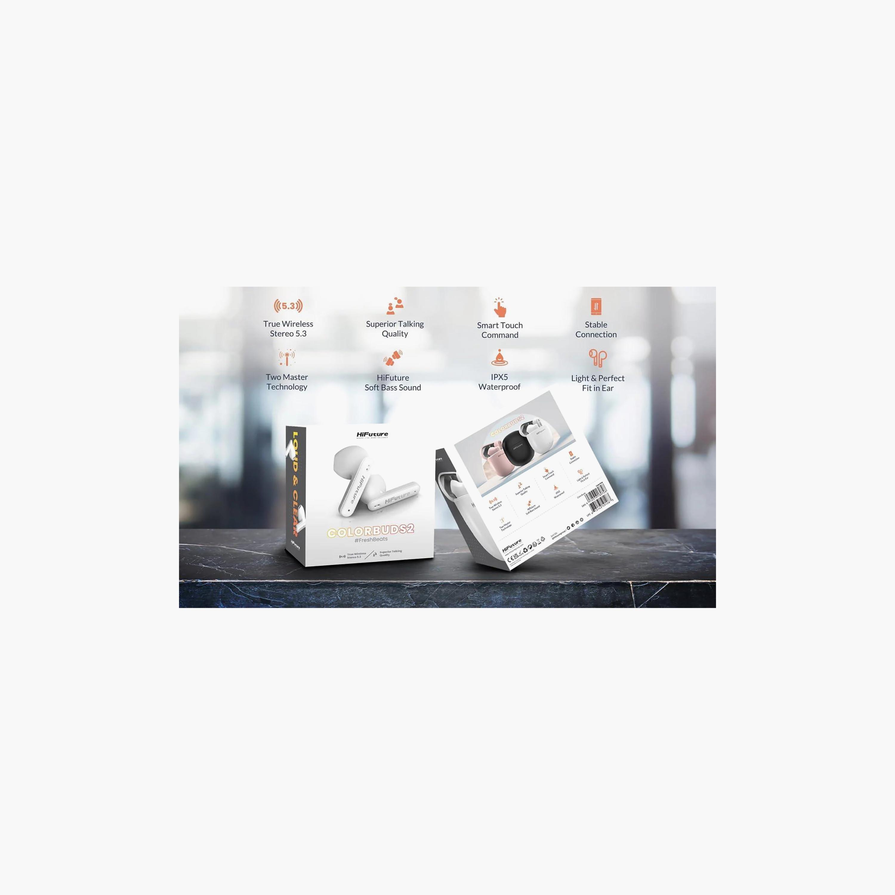 Hifuture Colorbuds 2 TWS Earphone | COLORBUDS 2 BLACK-electronics-headphonesandearphones-image-8
