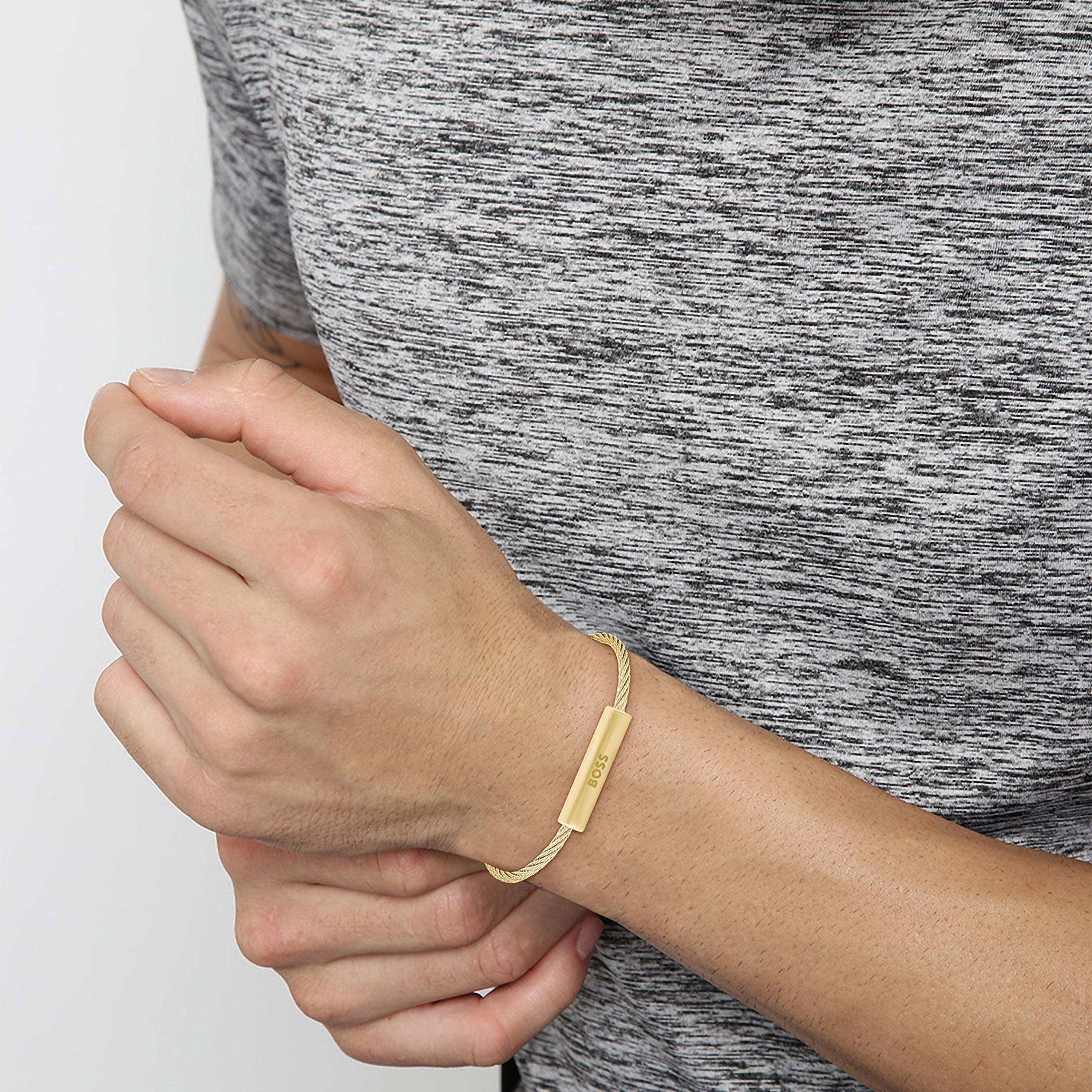 Hugo Boss Gold Alek Bracelet | 1580388-men-watchesandjewellery-bracelets-image-2