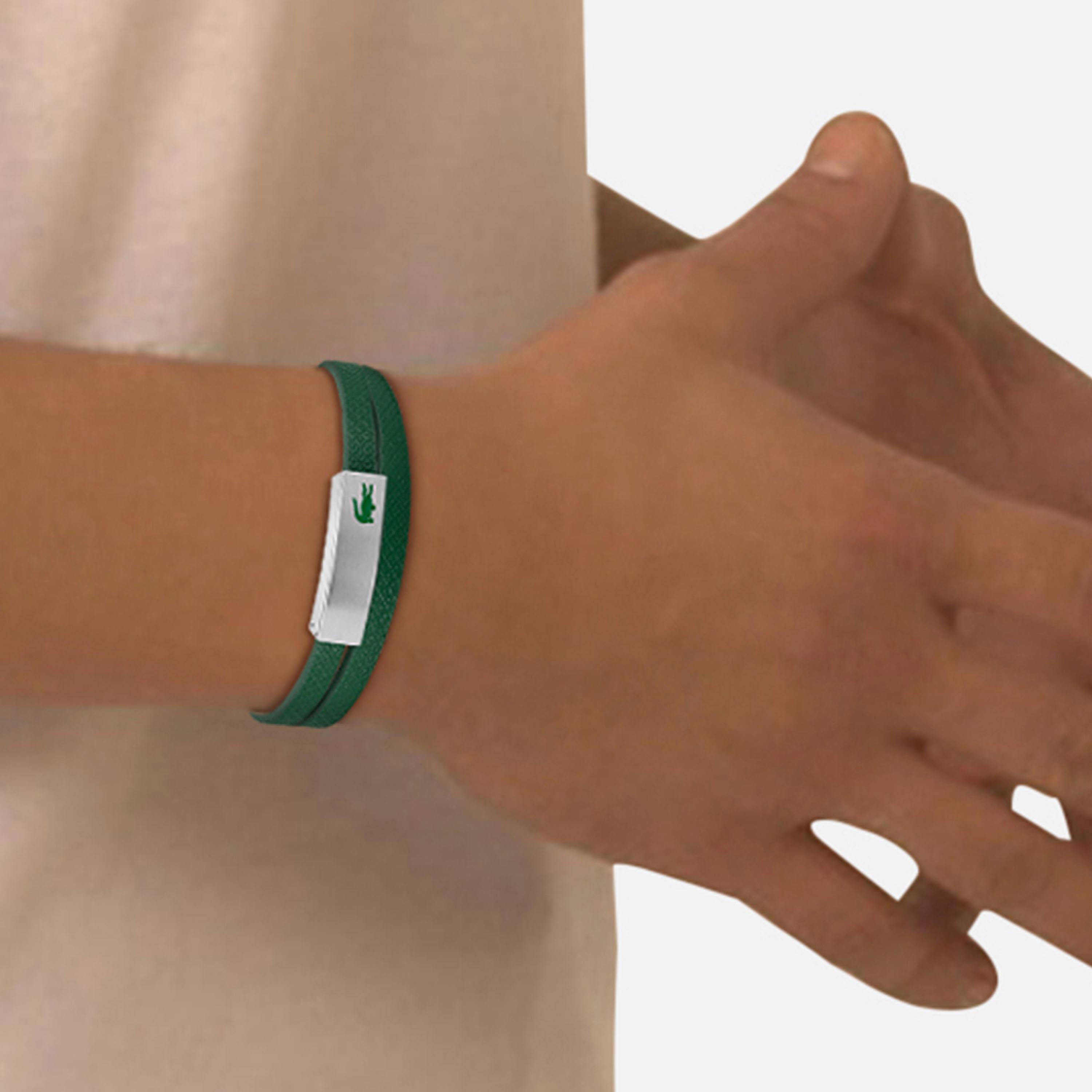 Shop Lacoste Green Port Double Layer Band | 2040107 Online ...