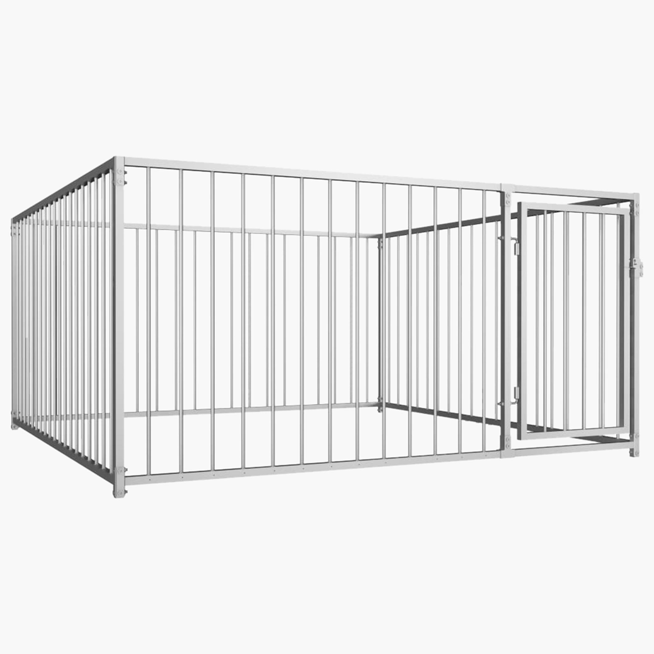 VidaXL Outdoor Dog Kennel - 200x200x100 cm