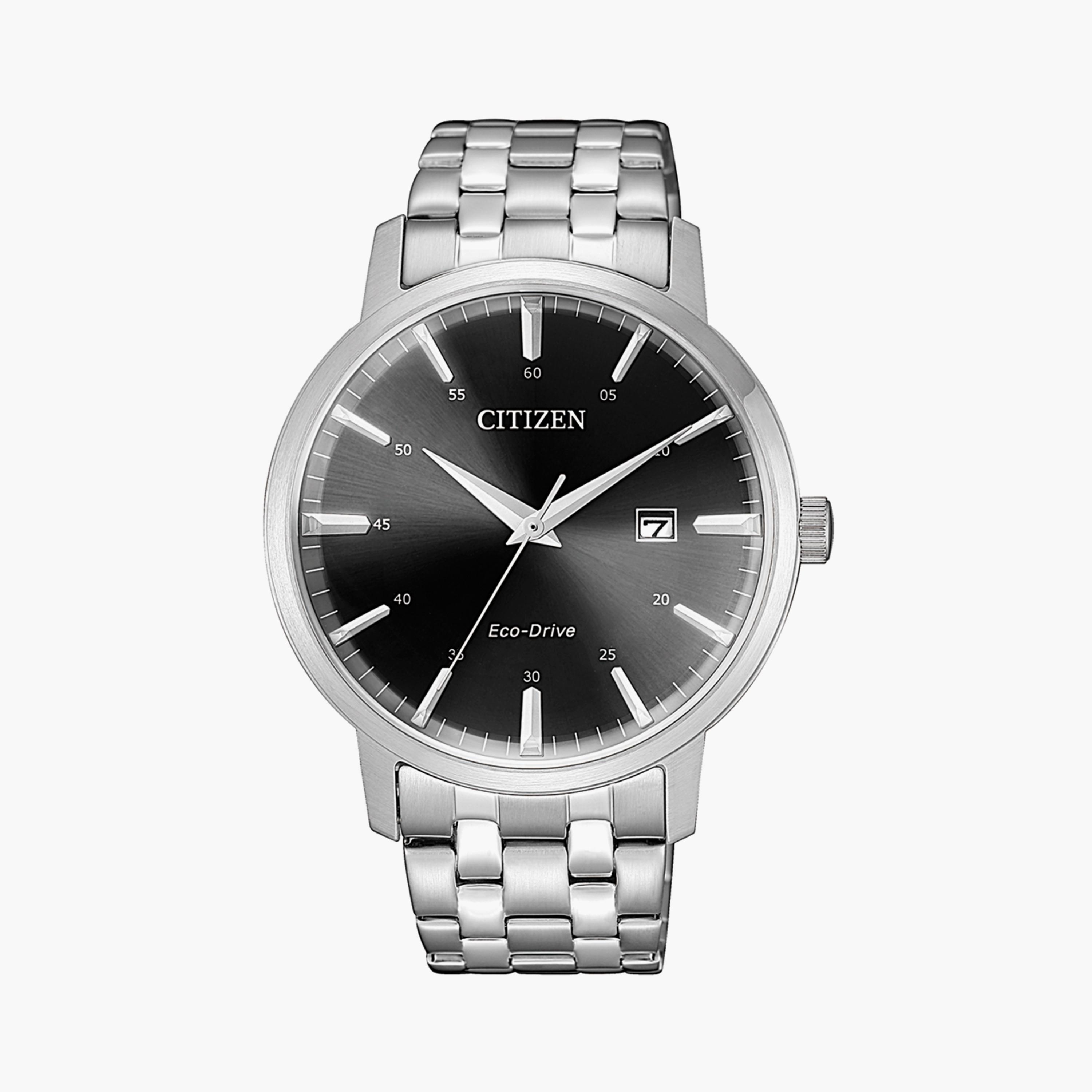 Citizen Eco-Drive Men's 40 MM Silver Analog Stainless Steel Strap Watch | BM7460-88E-men-watchesandjewellery-watches-image-1