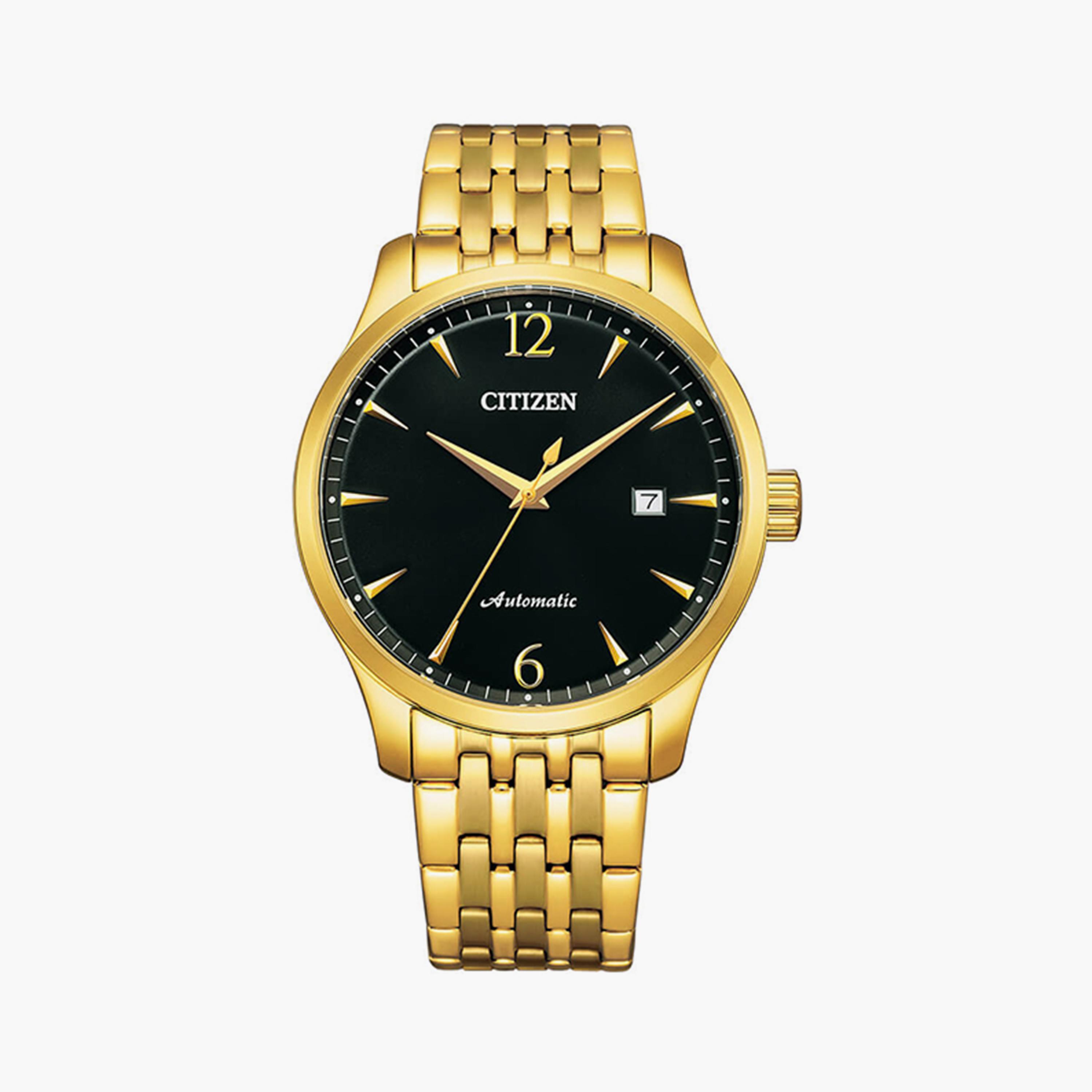 سيتيزن ساعة رجالية انالوج 40 مم ستانلس ستيل ذهبي | NJ0112-80E-men-watchesandjewellery-watches-image-1