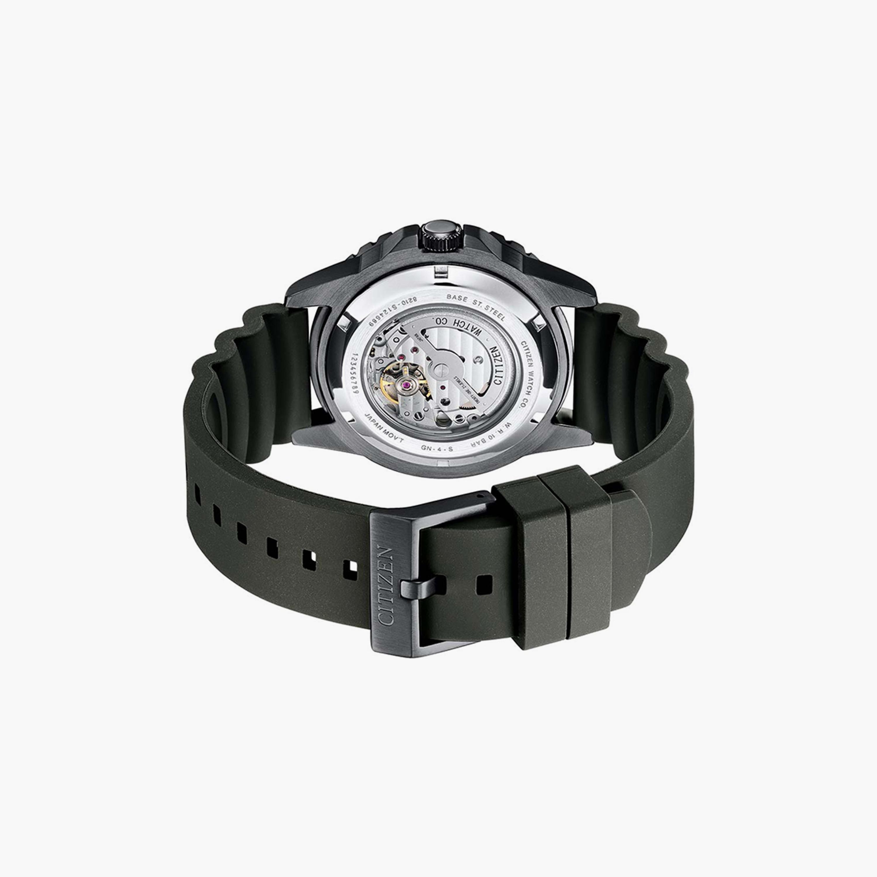 سيتيزن ساعة رجالية انالوج 43 مم جلد اصطناعي أسود | NJ0125-11E-men-watchesandjewellery-watches-image-3