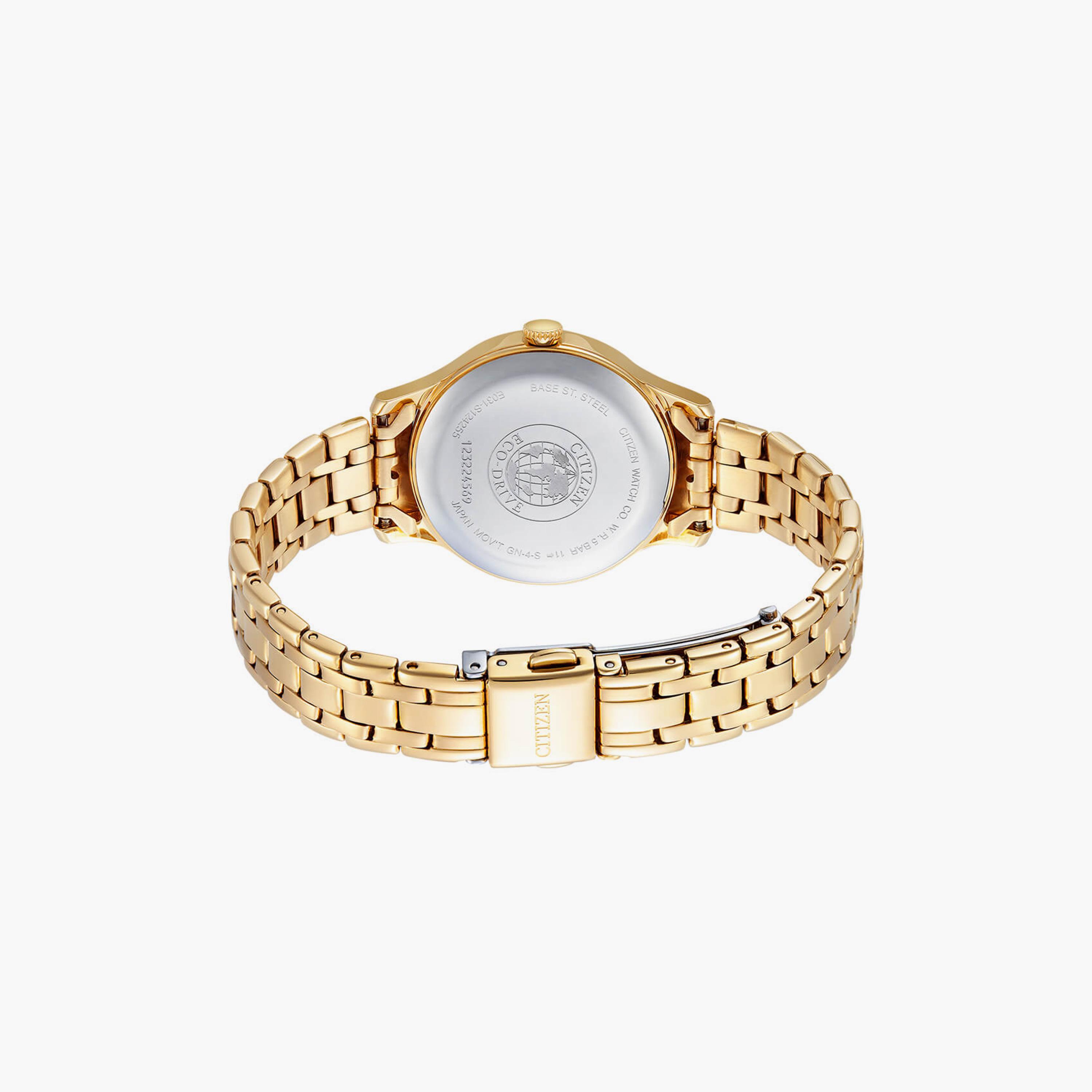 سيتيزن إيكو-درايف ساعة انالوج 31 مم ستانلس ستيل روز جولد | EM0893-87Y-women-watchesandjewellery-watches-image-3
