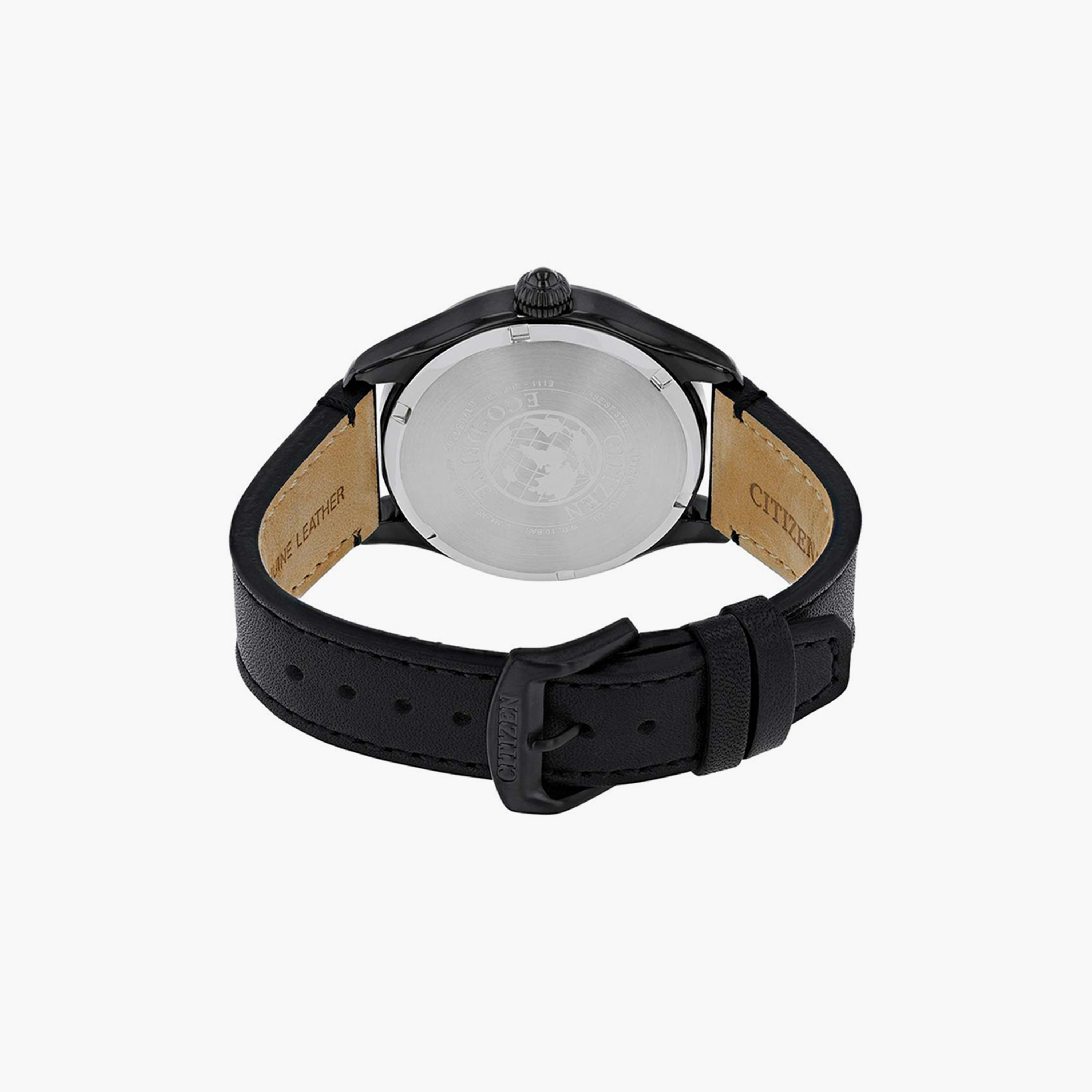 سيتيزن ايكو-درايف ساعة رجالية انالوج 42 مم جلد أسود | BM6835-23E-men-watchesandjewellery-watches-image-3