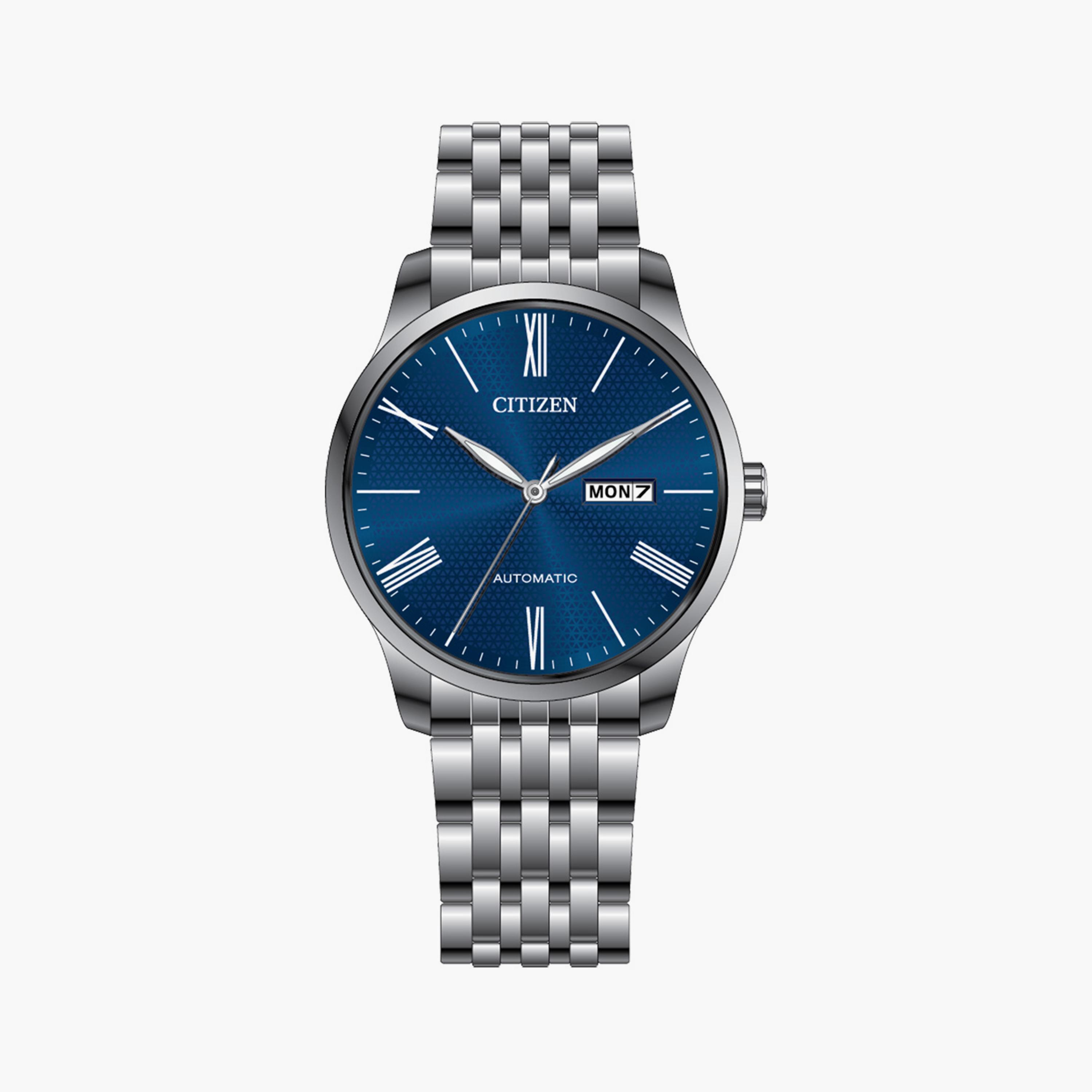 Citizen Men's 40 MM Silver Analog Stainless Steel Strap Watch | NH8350-59L-men-watchesandjewellery-watches-image-2