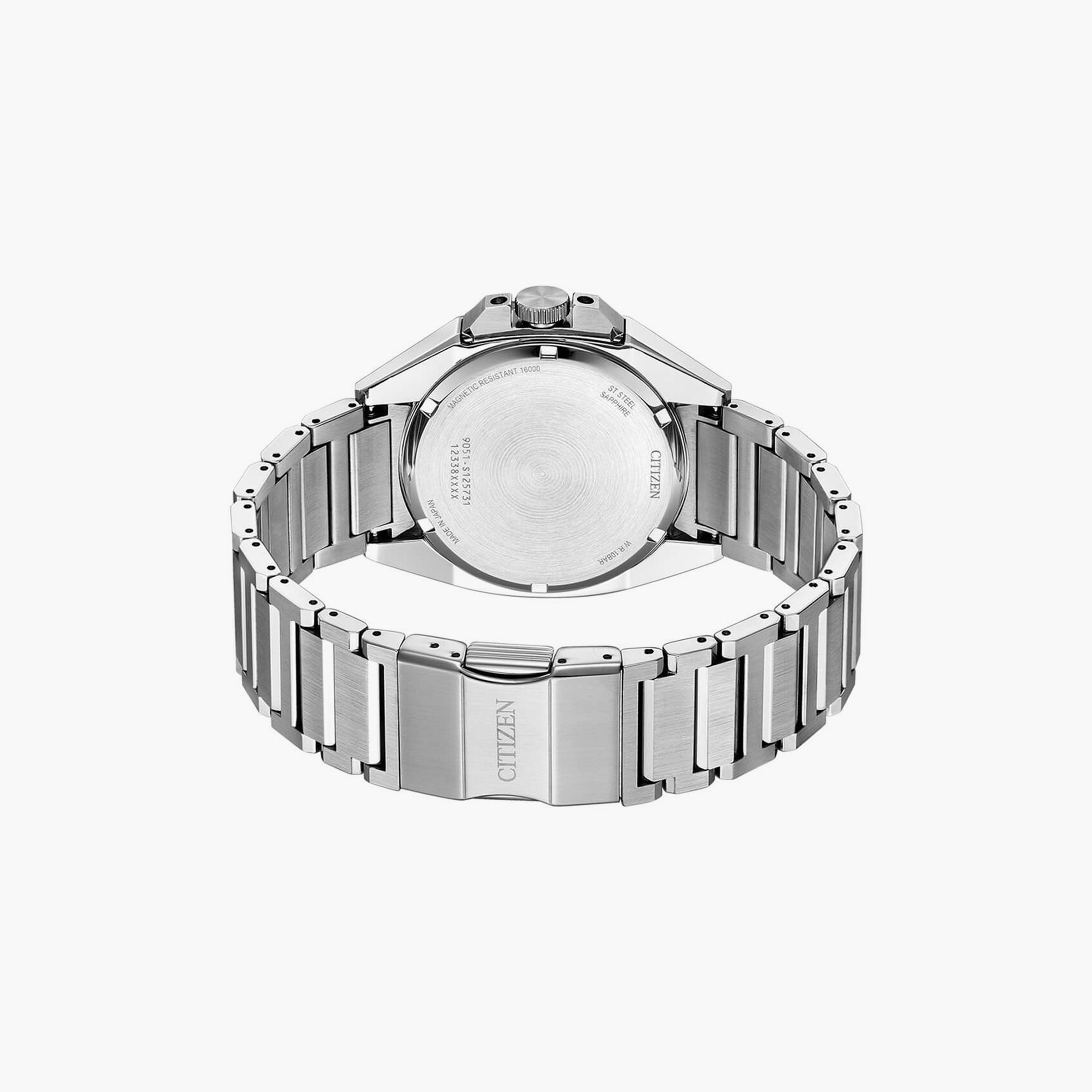 سيتيزن ساعة رجالية انالوج 43 مم ستانلس ستيل فضي وذهبي | NB6010-81E-men-watchesandjewellery-watches-image-3
