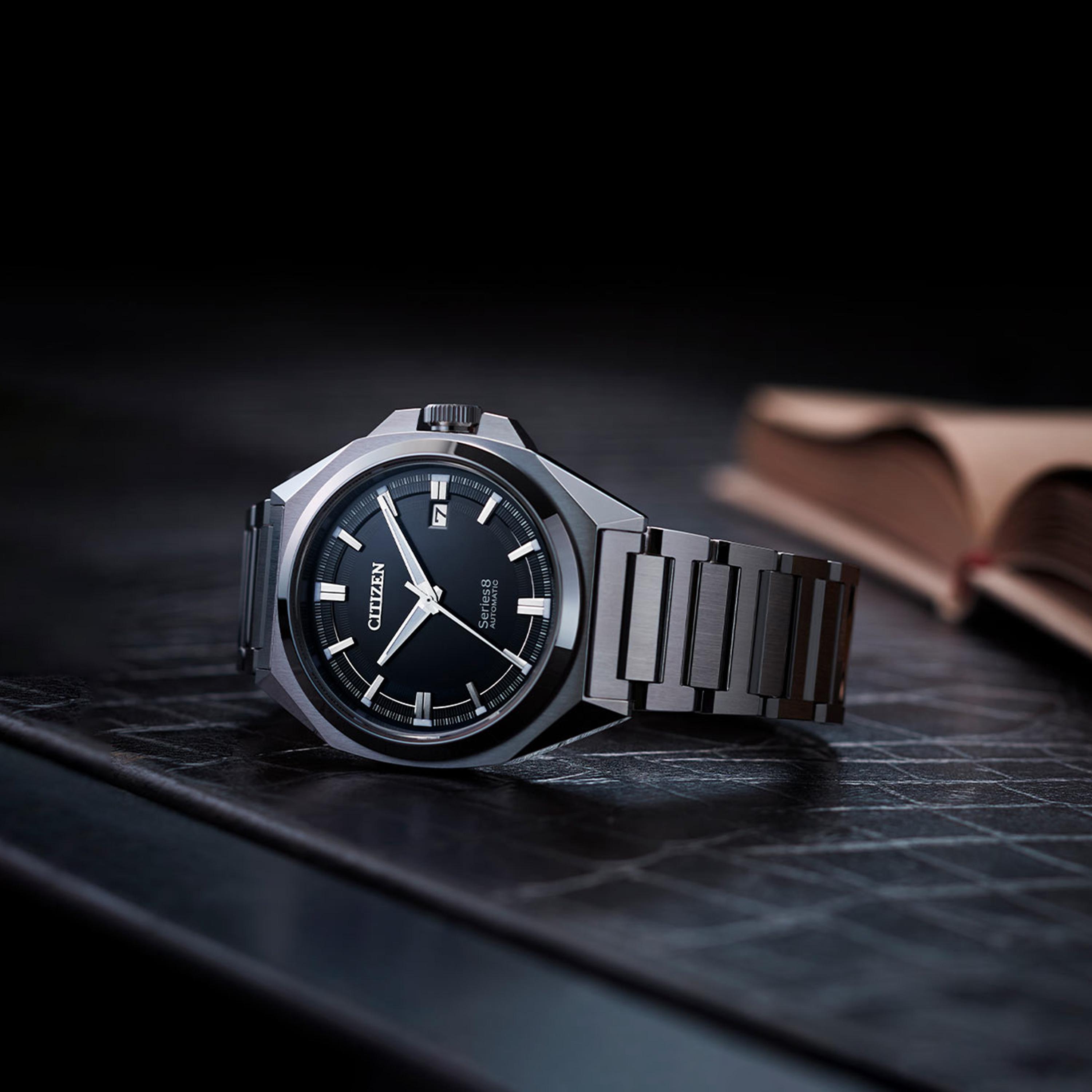 سيتيزن ساعة رجالية انالوج 43 مم ستانلس ستيل فضي وذهبي | NB6010-81E-men-watchesandjewellery-watches-image-4