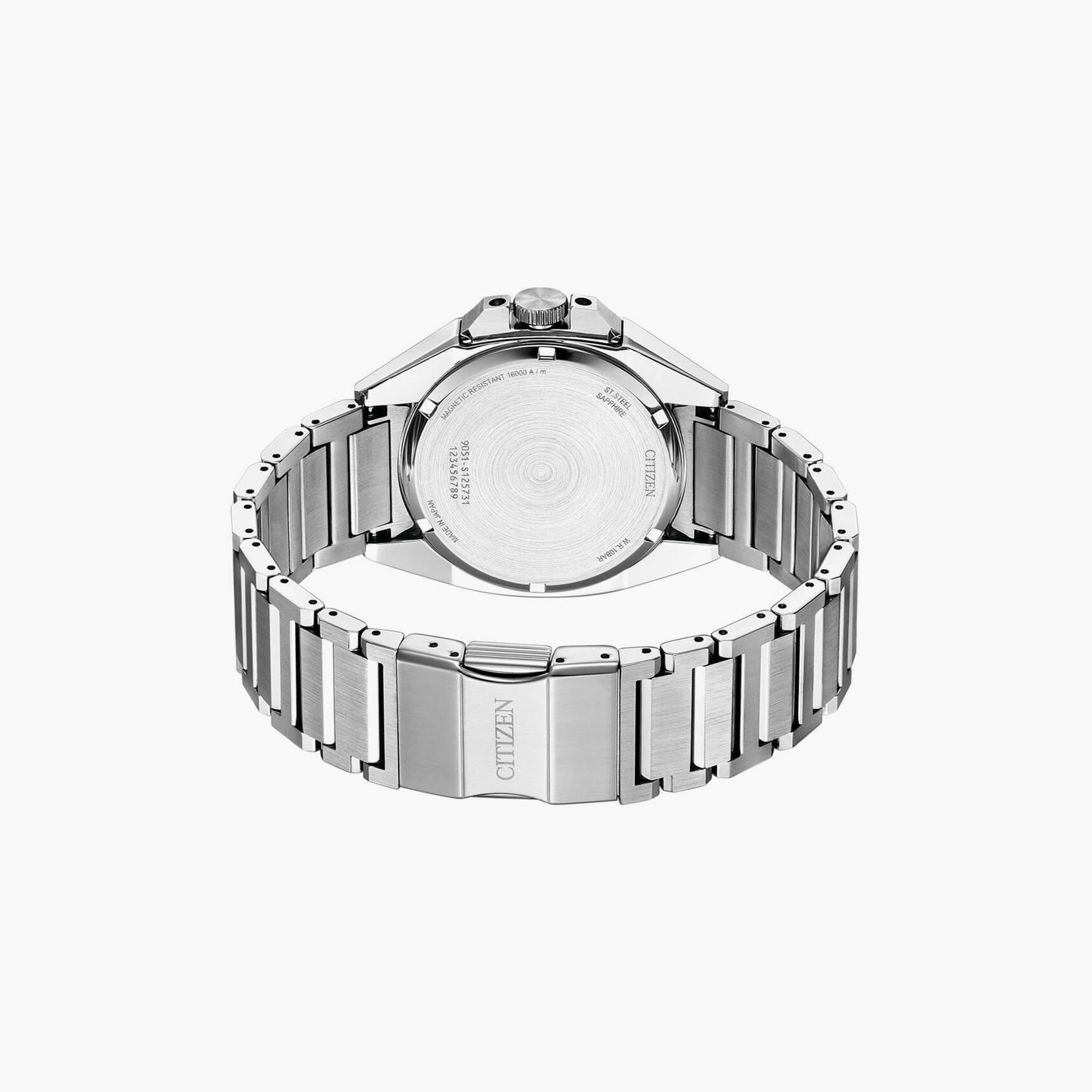 Citizen Men's 43 MM Silver & Gold Analog Stainless Steel Strap Watch | NB6010-81L-men-watchesandjewellery-watches-image-3