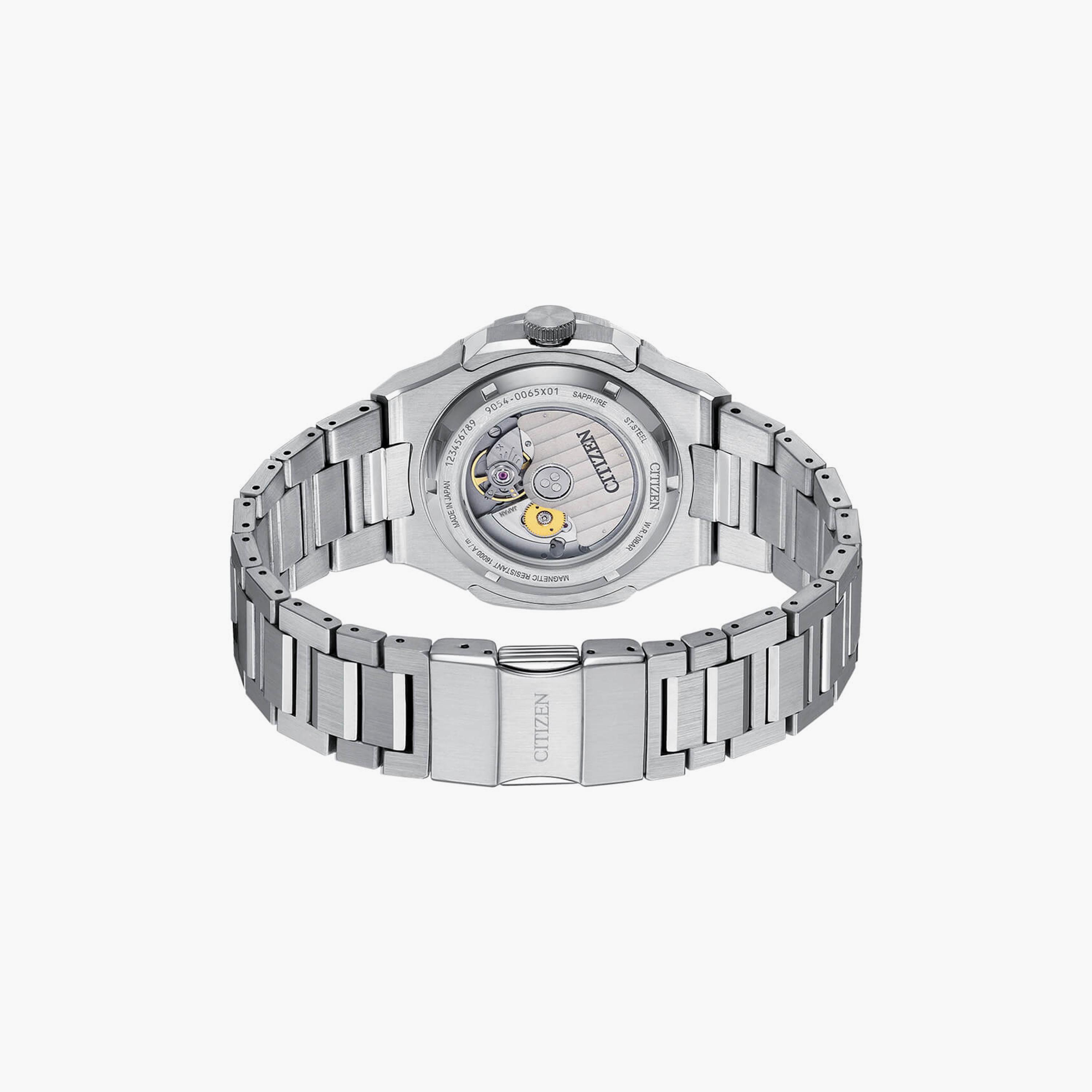 Citizen Men's 41 MM Silver Analog Stainless Steel Strap Watch | NB6031-56E-men-watchesandjewellery-watches-image-3