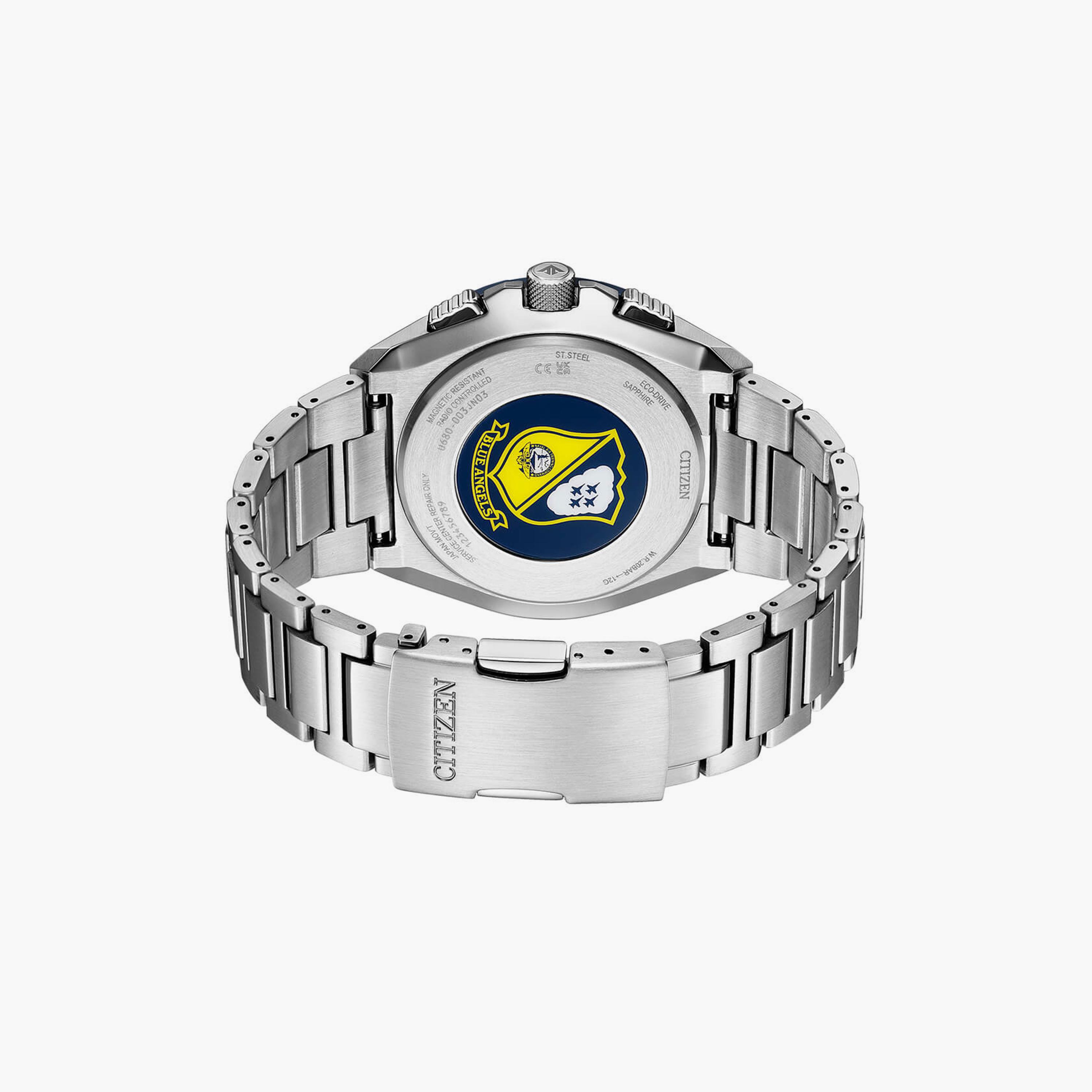 سيتيزن إيكو-درايف ساعة رجالية كرونوغراف 48 مم ستانلس ستيل فضي | JY8125-54L-men-watchesandjewellery-watches-image-3