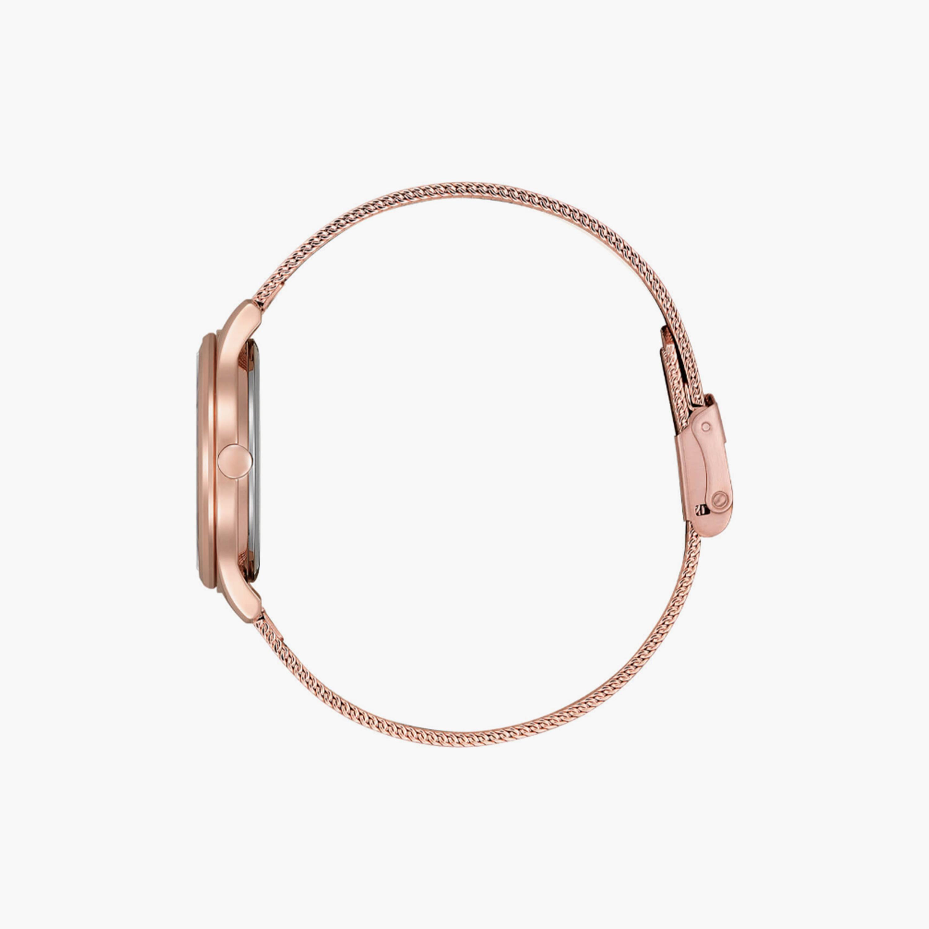 Citizen Eco-Drive 32 MM Rose Gold Analog Stainless Steel Strap Watch | EM0508-80X-women-watchesandjewellery-watches-image-2