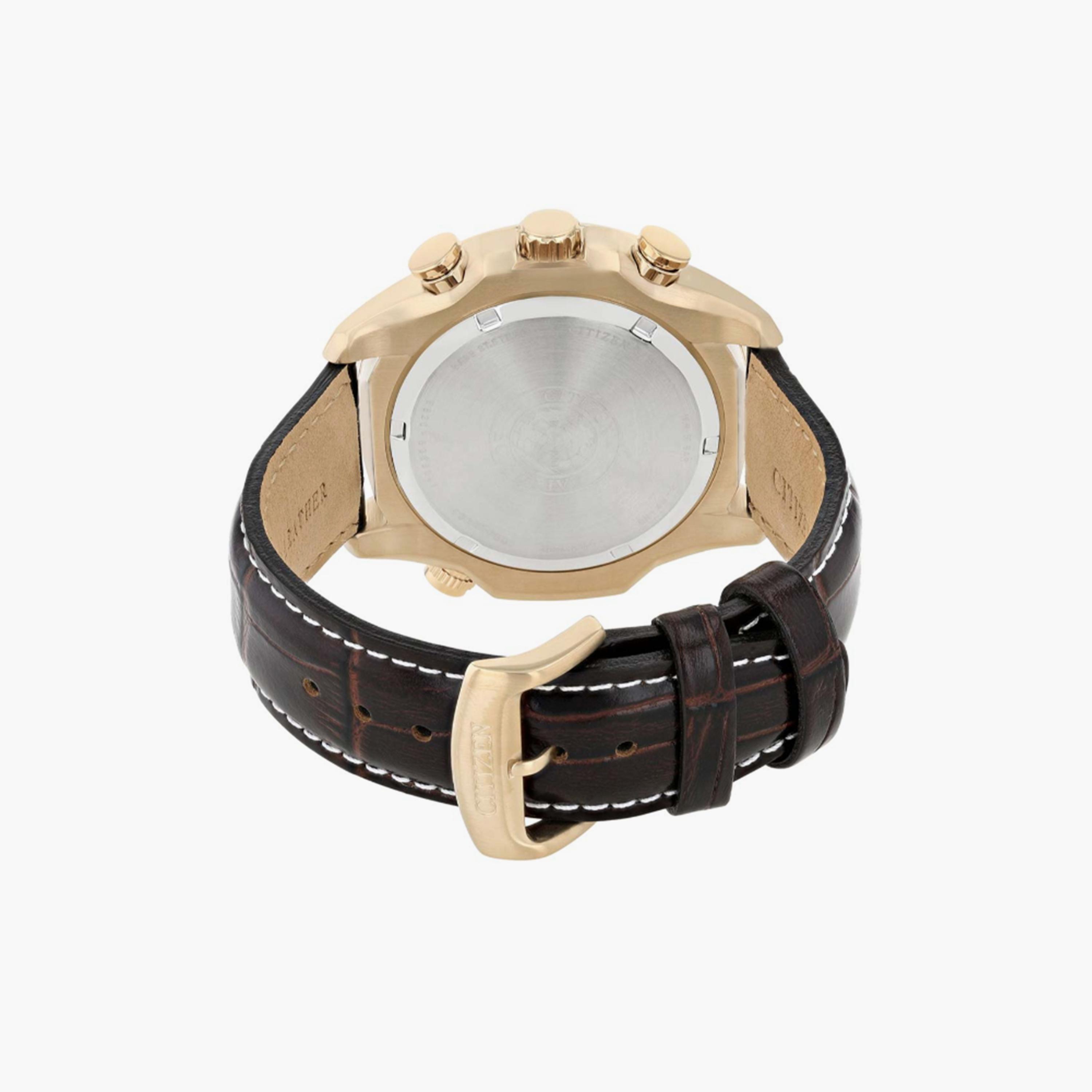 سيتيزن ايكو-درايف ساعة رجالية كرونوغراف 48 مم جلد بني | BL5403-03X-men-watchesandjewellery-watches-image-3