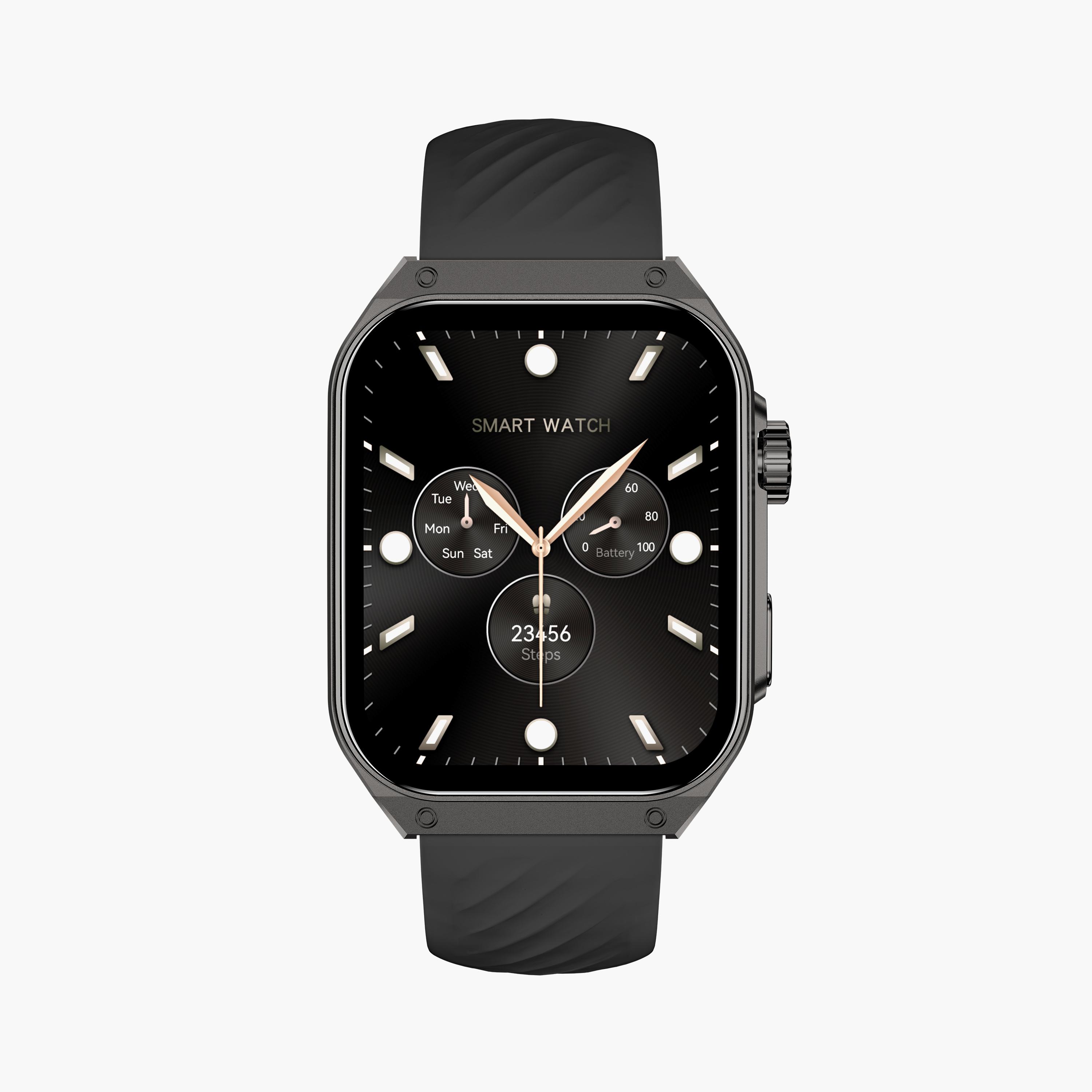 Kenneth Scott Unisex Brown Silicone Strap Smart Watch | KCRV9-XSBBE-men-watchesandjewellery-watches-image-1