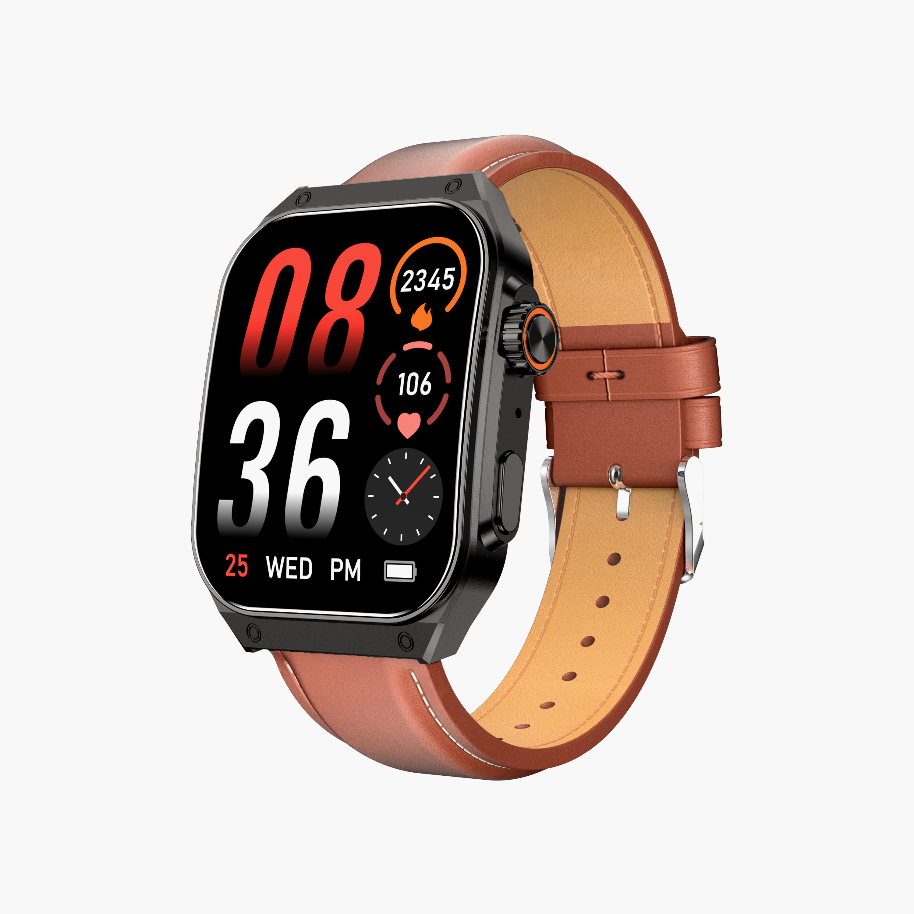 Kenneth Scott Unisex Brown Silicone Strap Smart Watch | KCRV9-XSBBE-men-watchesandjewellery-watches-image-6