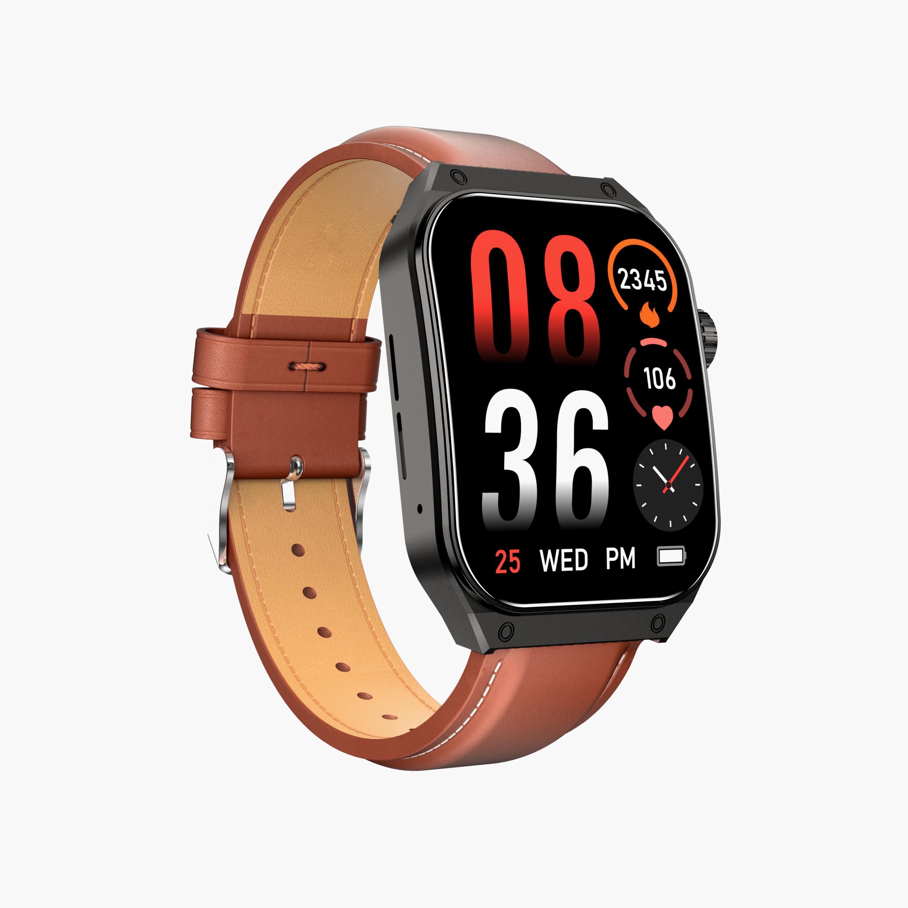 Kenneth Scott Unisex Brown Silicone Strap Smart Watch | KCRV9-XSBBE-men-watchesandjewellery-watches-image-7