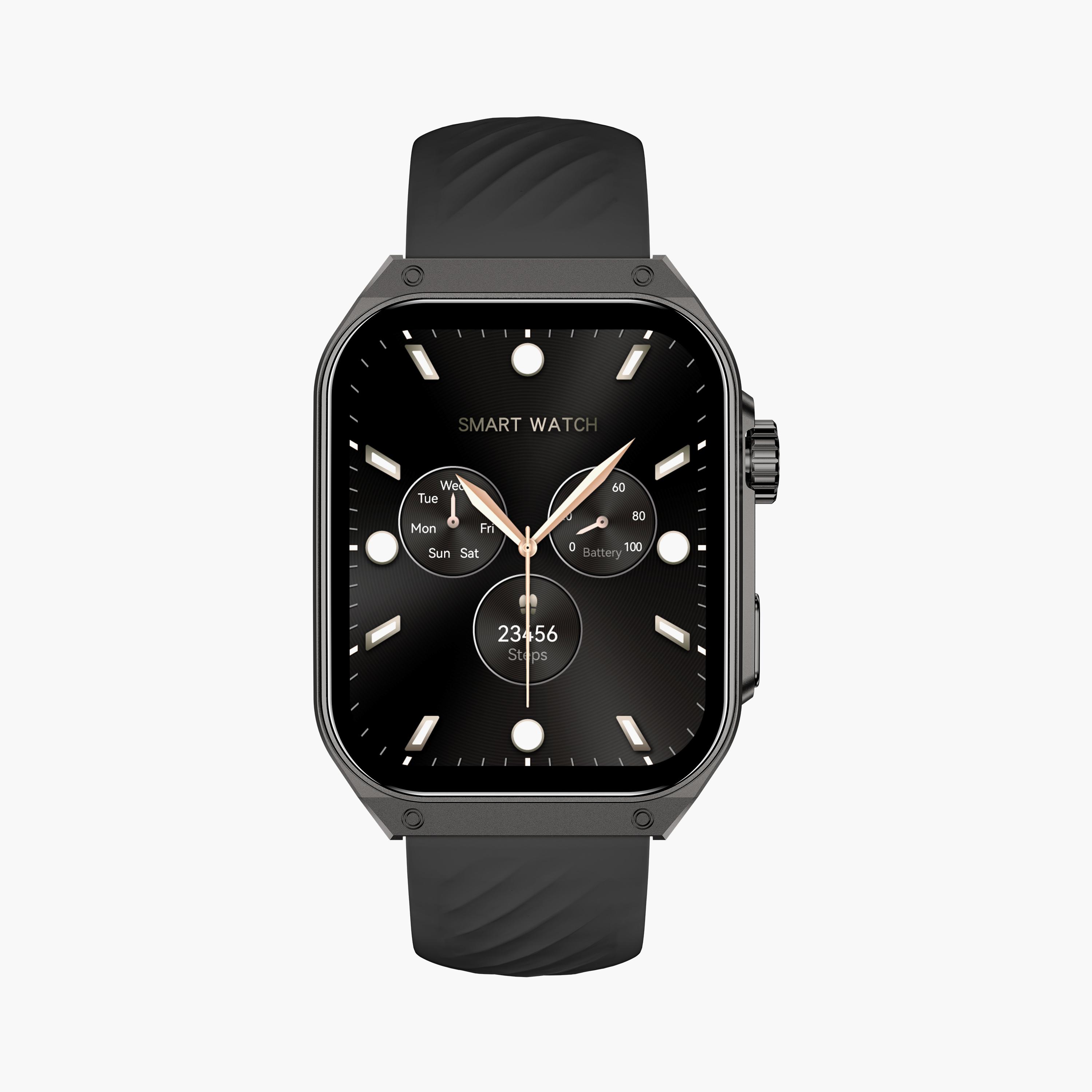كينيث سكوت ساعة ذكية لكلا الجنسين سوار سيليكون أسود | KCRV9-XSBBB-men-watchesandjewellery-watches-image-1
