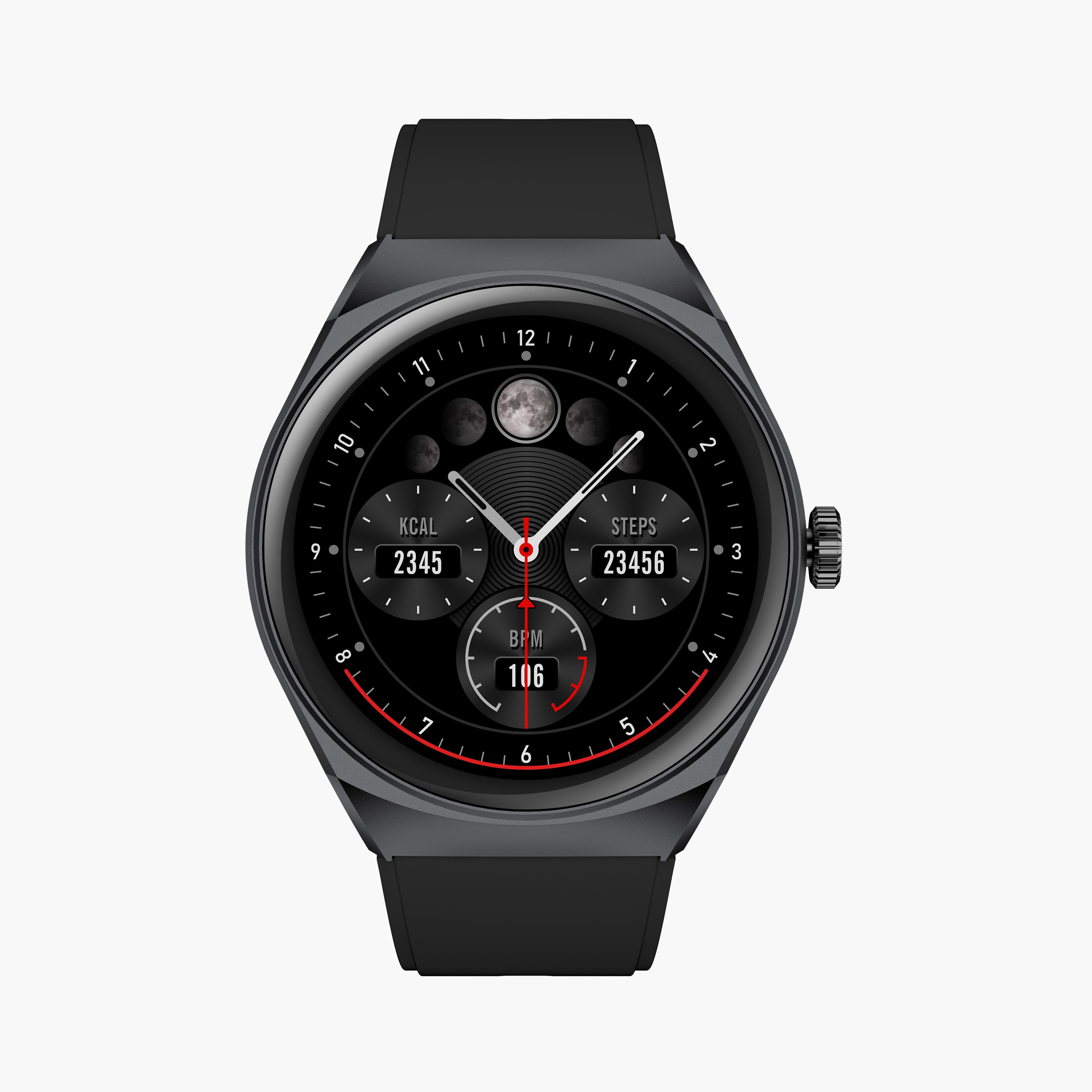 Kenneth Scott Unisex Multi Colour Dial Smart Watch with Interchangeable Strap | KG9SE-XSBBH | 48 MM-men-watchesandjewellery-watches-image-1