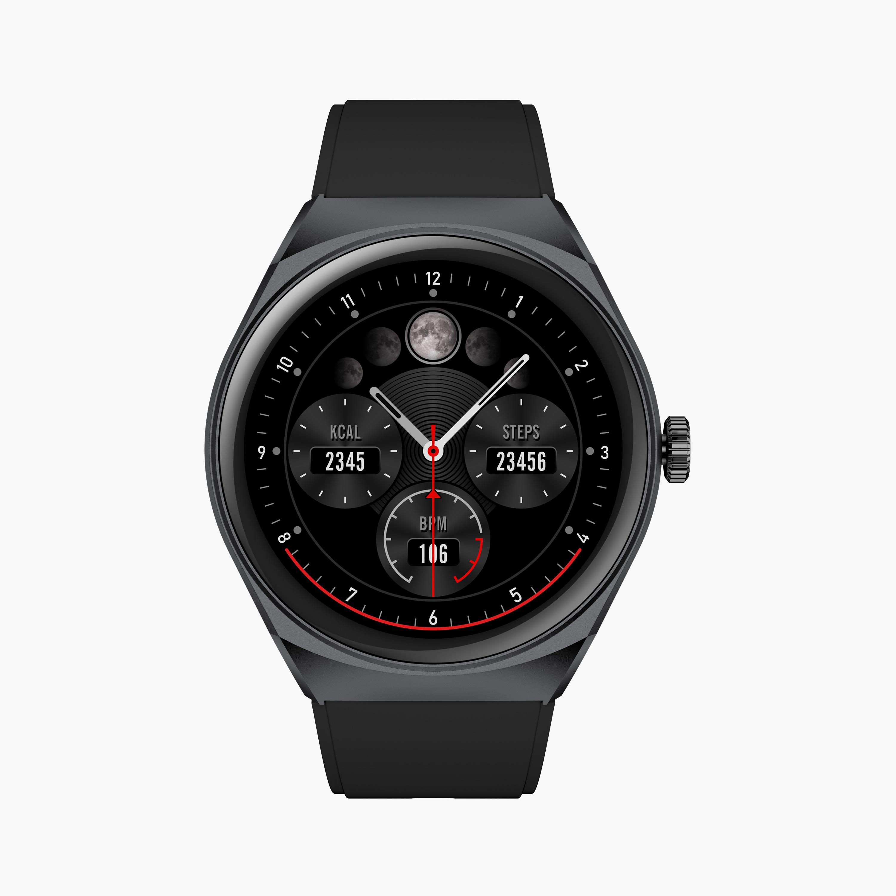 Kenneth Scott Unisex Multi Colour Dial Smart Watch with Interchangeable Strap | KG9SE-XSBBD-men-watchesandjewellery-watches-image-4