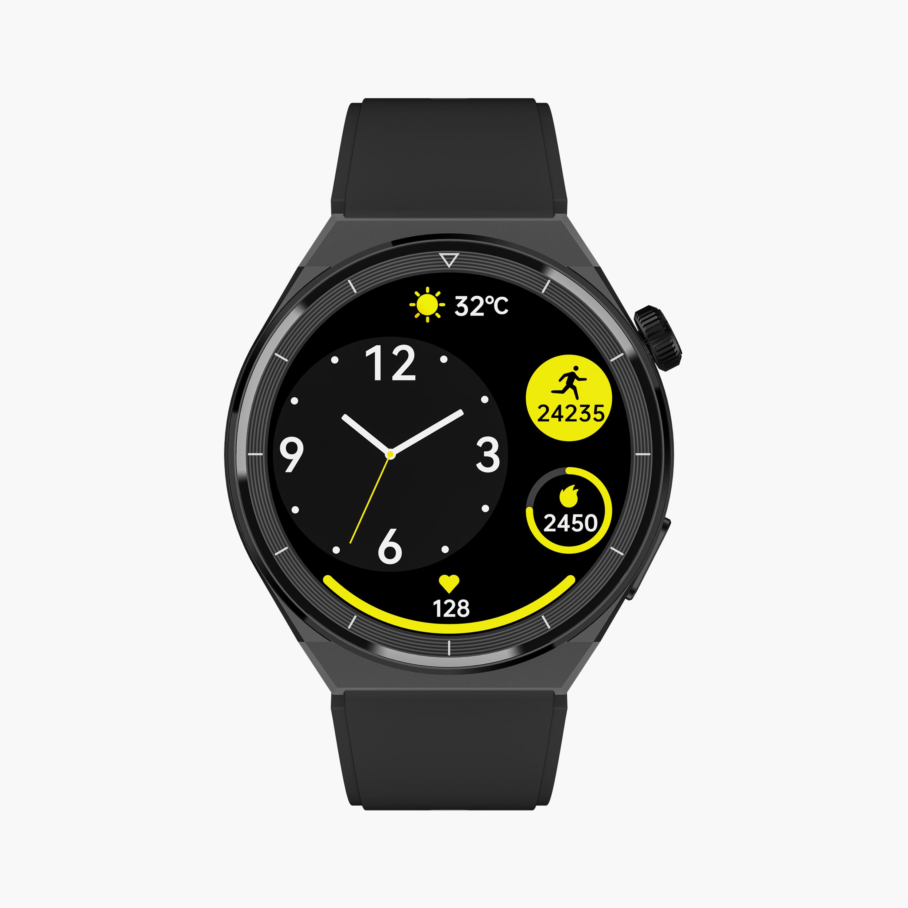 Kenneth Scott Unisex Multi Colour Dial Smart Watch with Interchangeable Strap | KG9X-XSBBL-men-watchesandjewellery-watches-image-1
