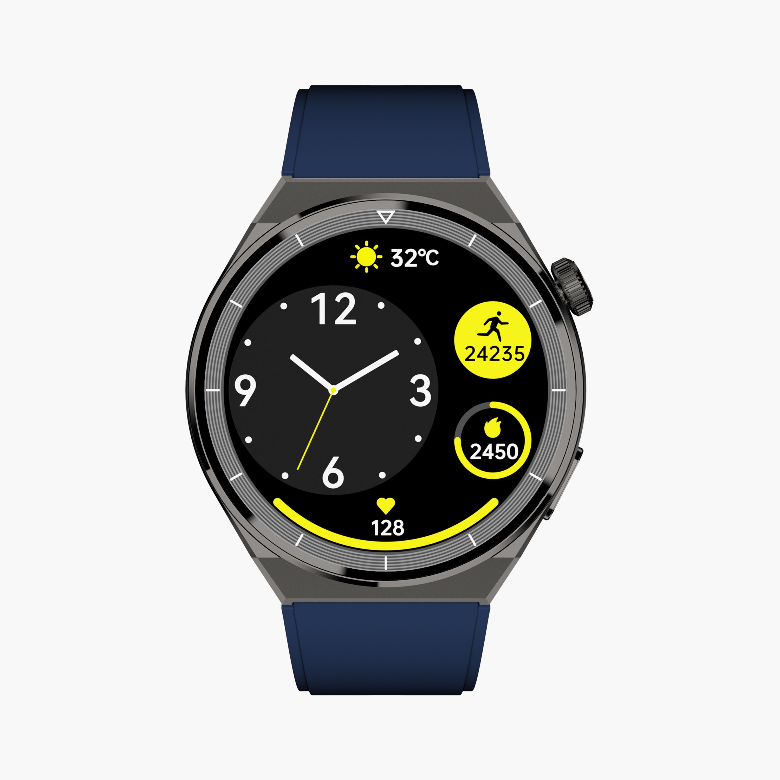 Kenneth Scott Unisex Multi Colour Dial Smart Watch with Interchangeable Strap | KG9X-XSBBL-men-watchesandjewellery-watches-image-4