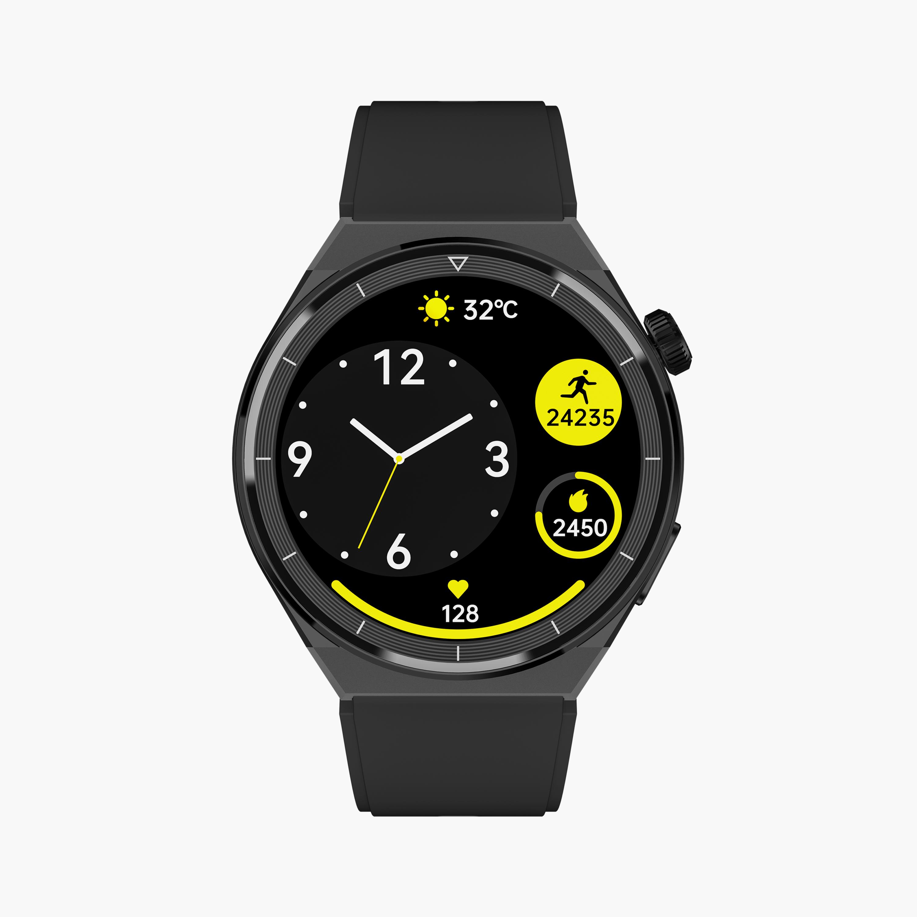 Kenneth Scott Unisex Multi Colour Dial Smart Watch with Interchangeable Strap | KG9X-XSBBH-men-watchesandjewellery-watches-image-1