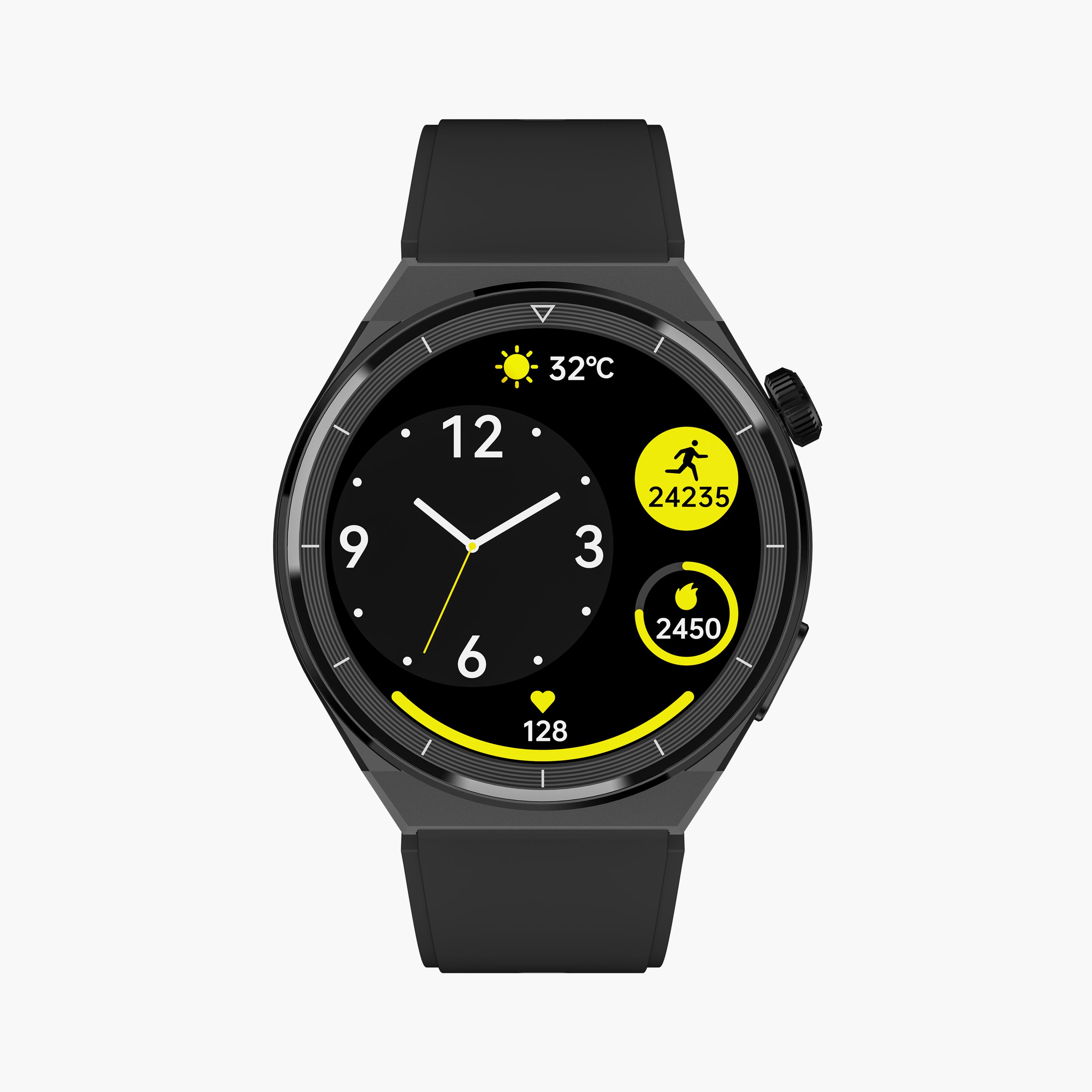 كينيث سكوت ساعة ذكية لكلا الجنسين بقرص ملون وسوار قابل للتبديل | KG9X-XSBBD-men-watchesandjewellery-watches-image-1