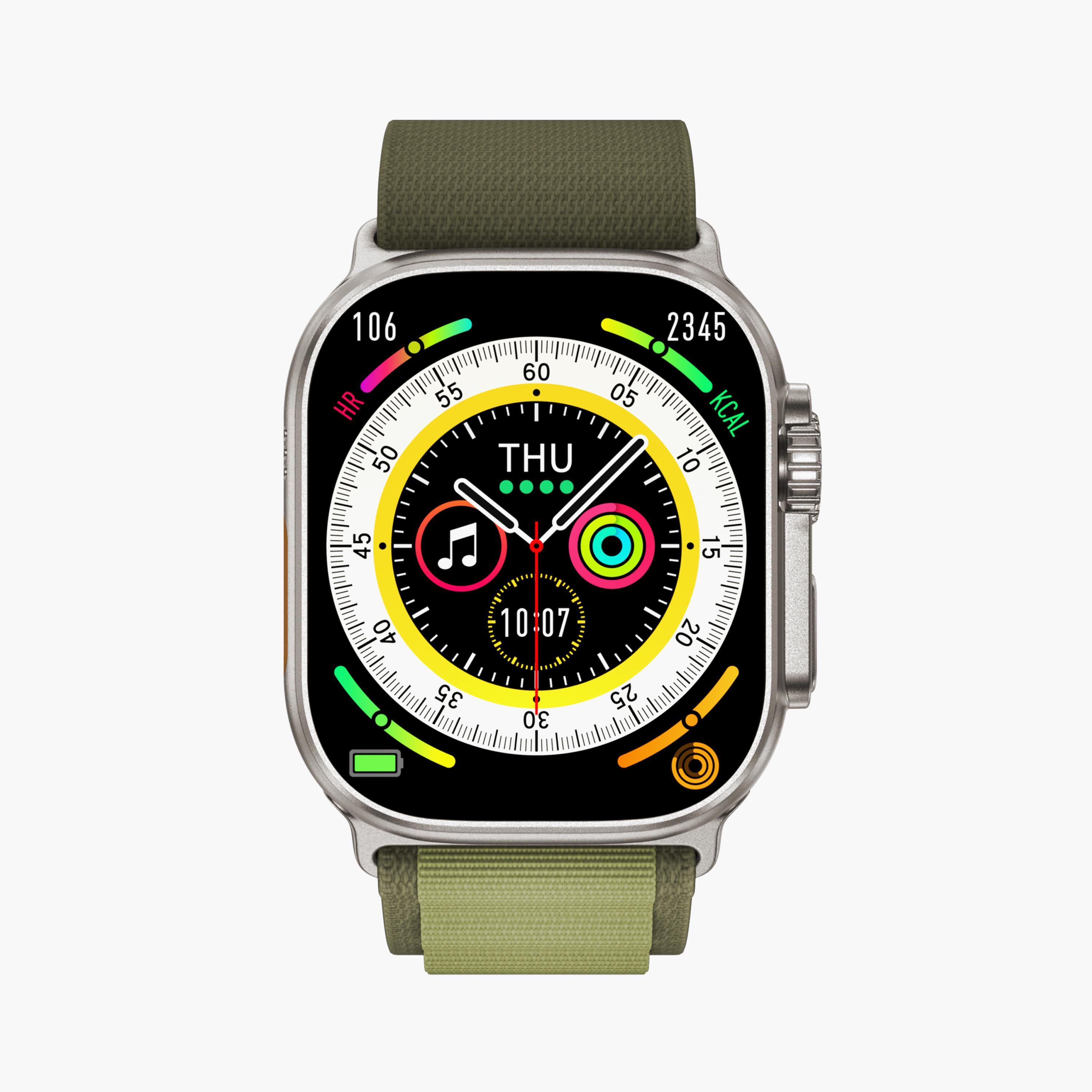 Kenneth Scott Unisex Multi Colour Dial Smart Watch with Interchangeable Strap | KULMX-SSBBH-men-watchesandjewellery-watches-image-1