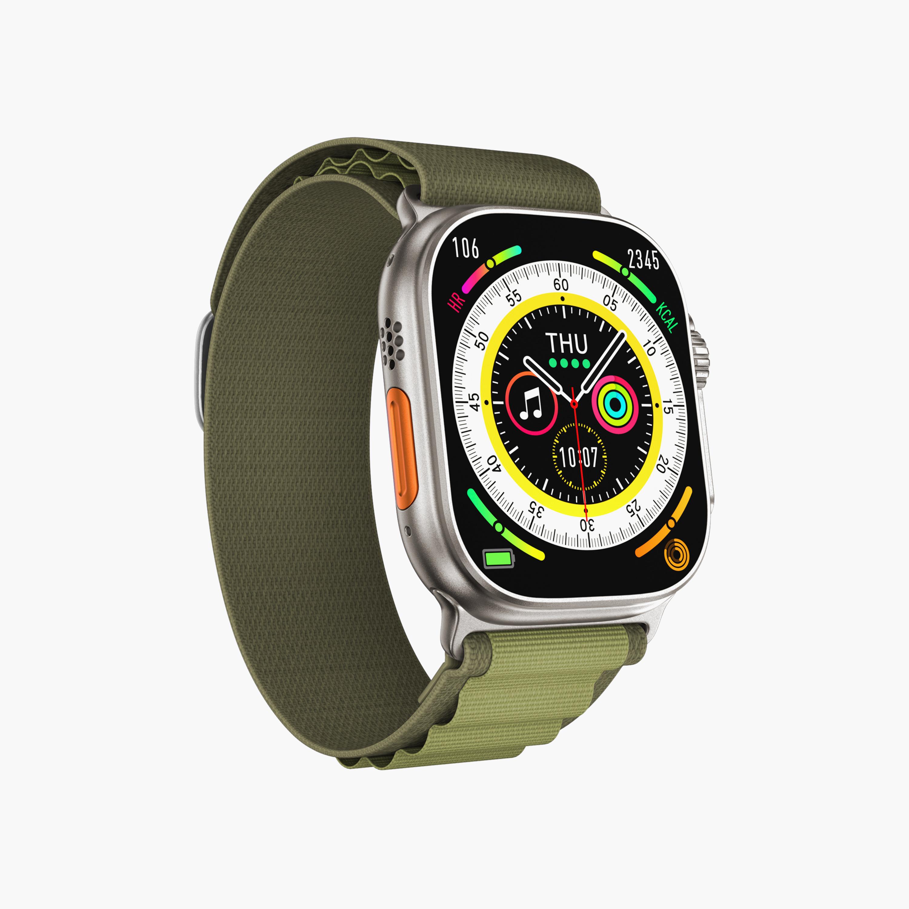 Kenneth Scott Unisex Multi Colour Dial Smart Watch with Interchangeable Strap | KULMX-SSBBH-men-watchesandjewellery-watches-image-2