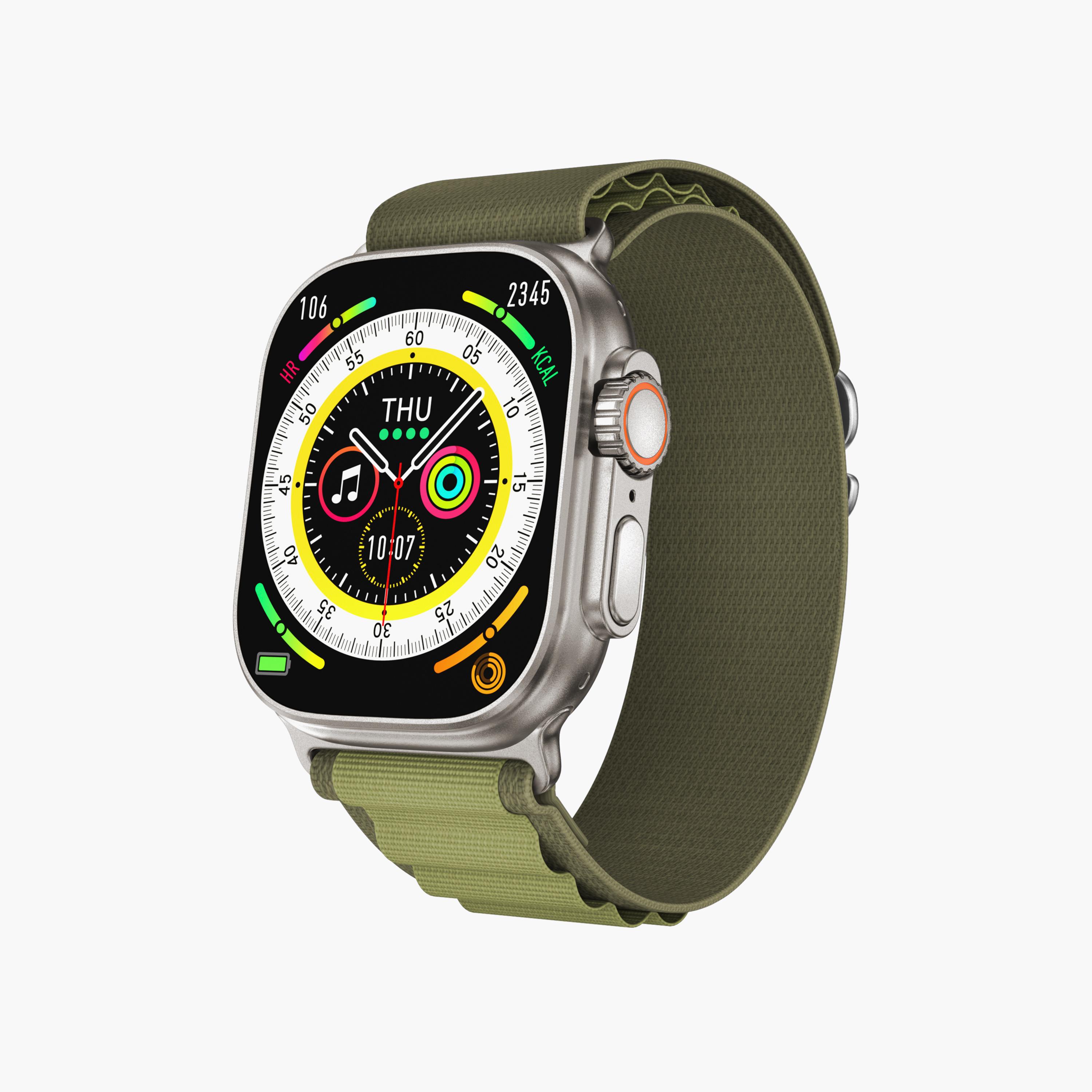 Kenneth Scott Unisex Multi Colour Dial Smart Watch with Interchangeable Strap | KULMX-SSBBH-men-watchesandjewellery-watches-image-3