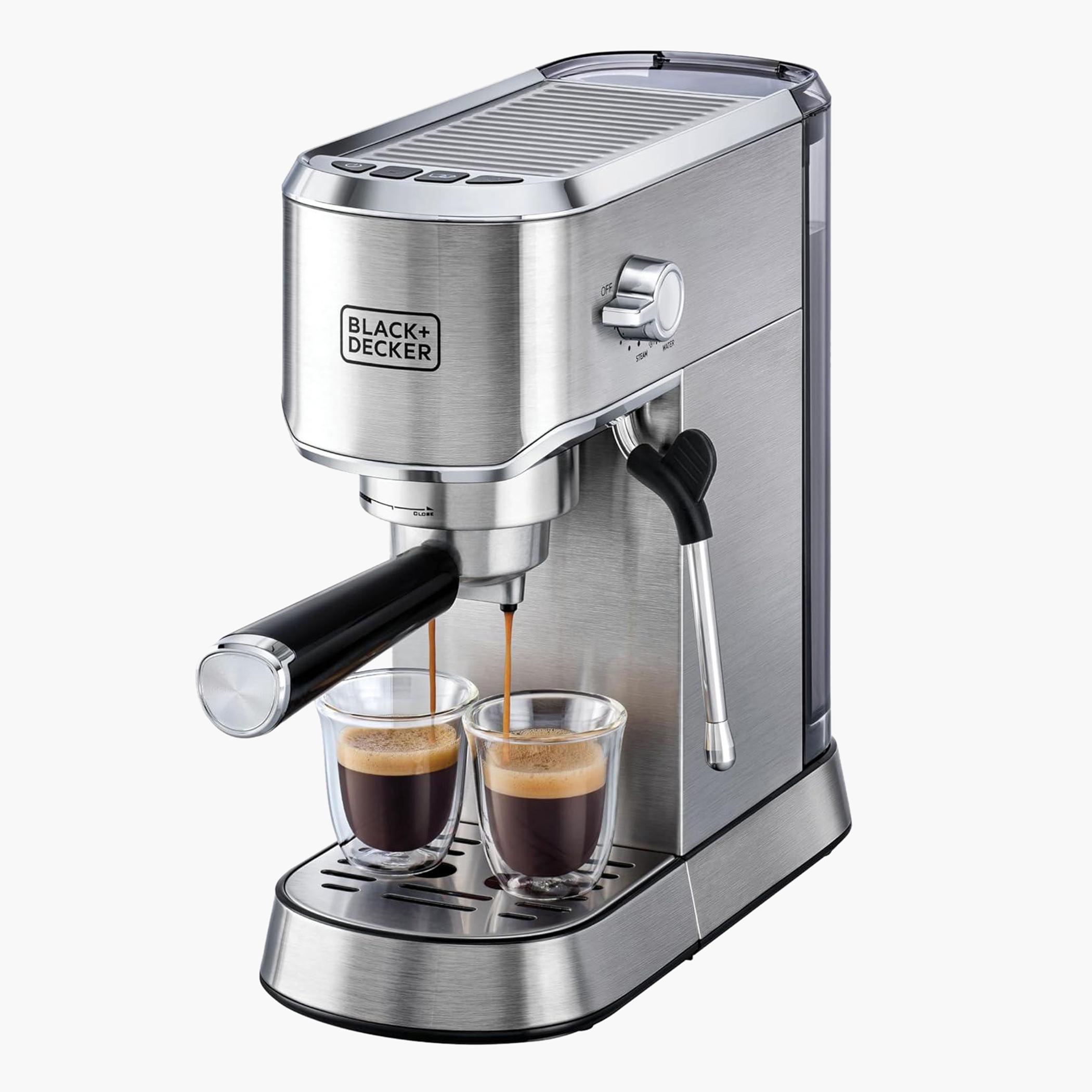 Black & Decker Manual Barista Pump Espresso Coffee Machine