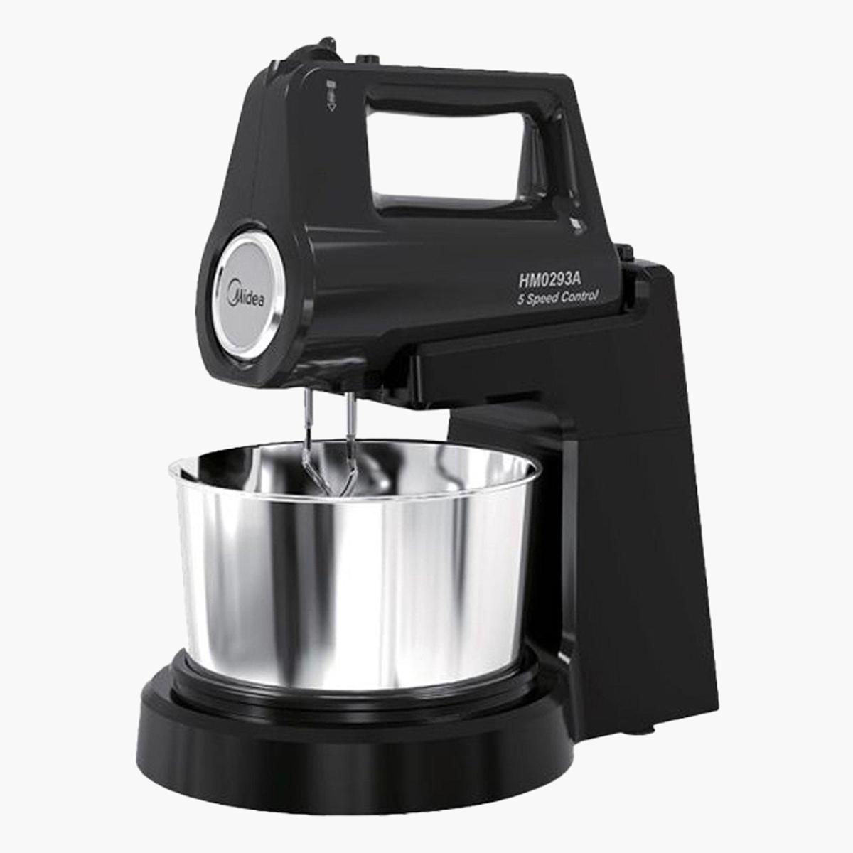 Midea Stainless Steel Hand Mixer with Holder - HM0293A