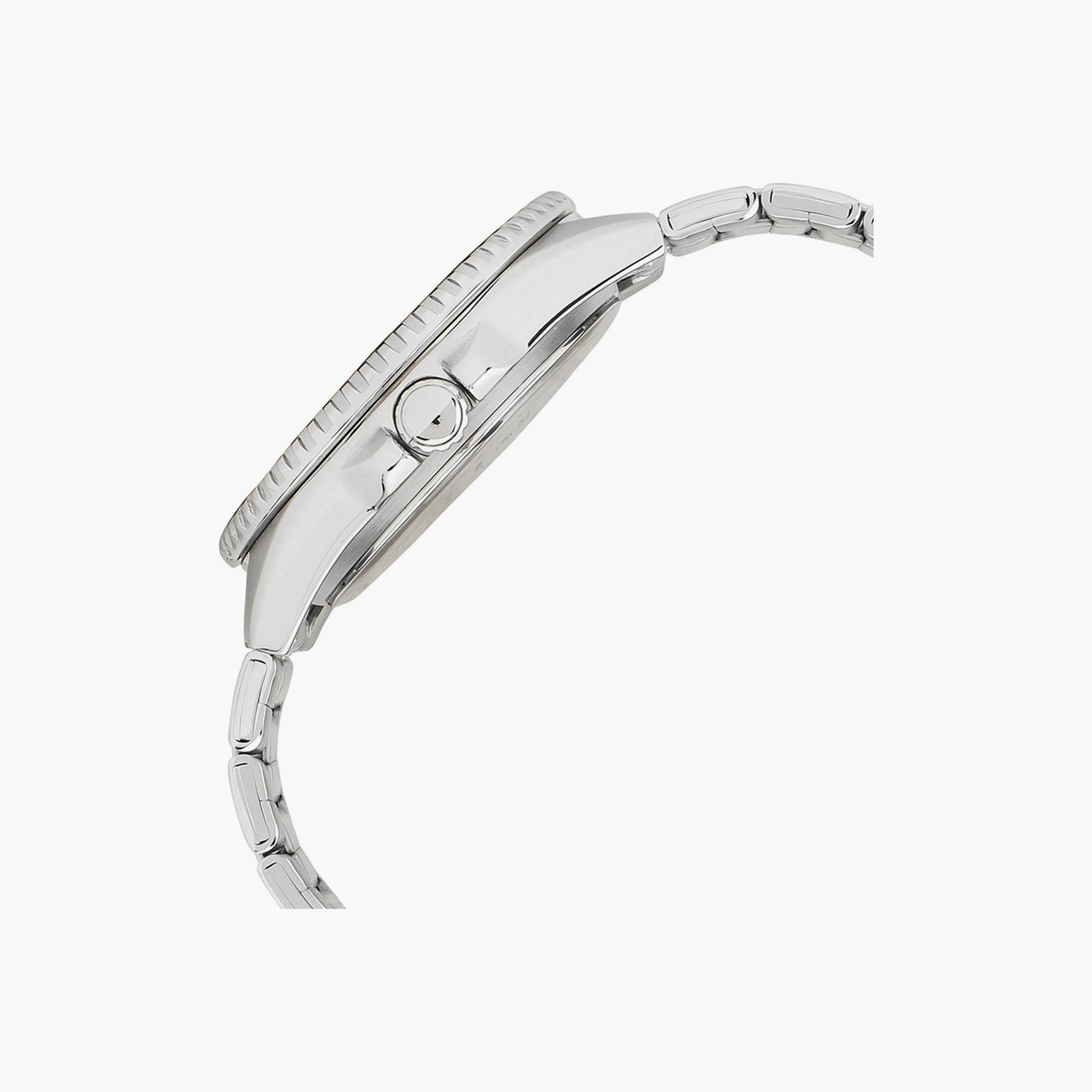 ساعة ذات انالوج من جيس بسوار جلدي باللون الأسود للرجال | GW0628G1-men-watchesandjewellery-watches-image-4