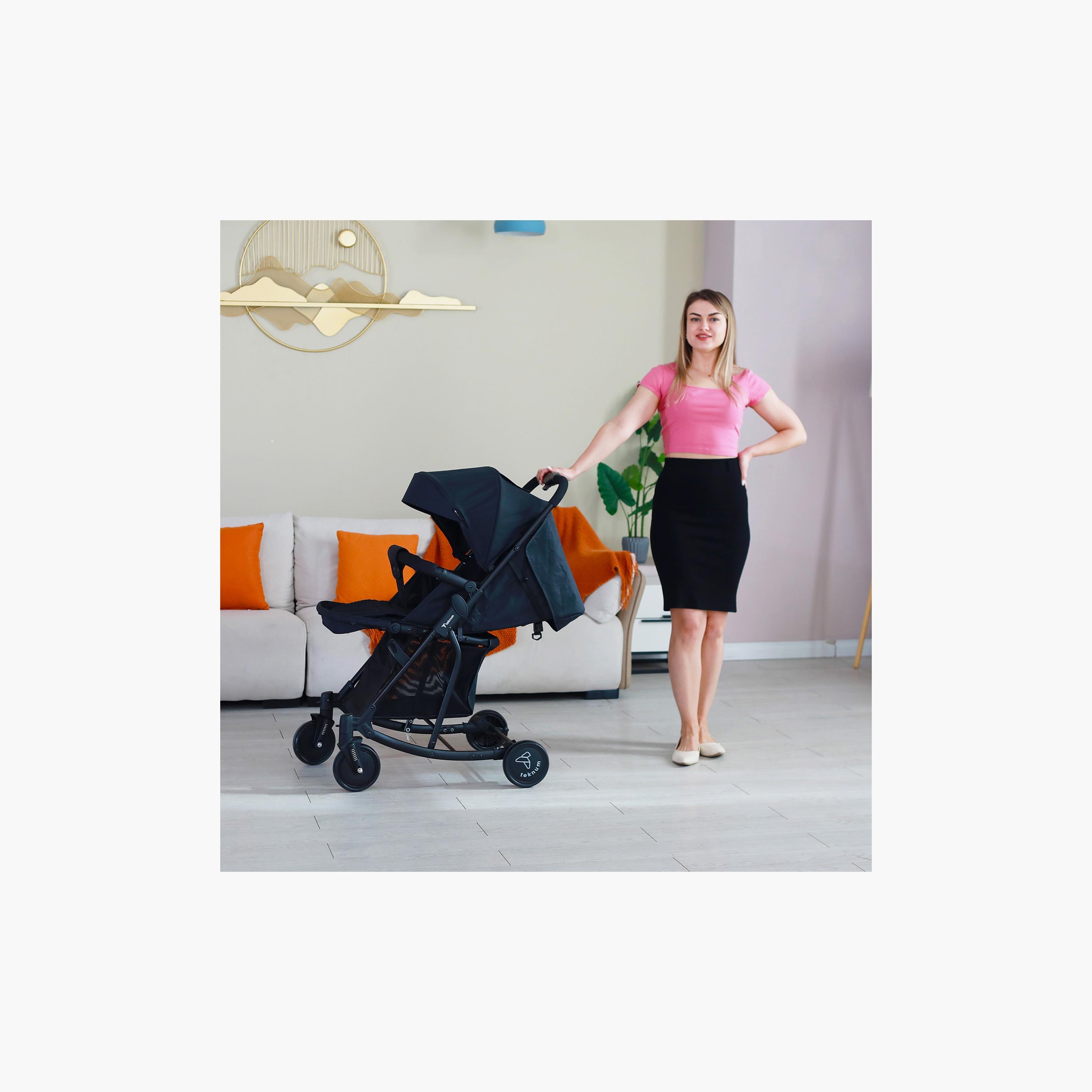 Teknum Foldable Stroller, Rocker with Diaper Tote Bag-baby-gear-strollersandprams-strollers-image-5