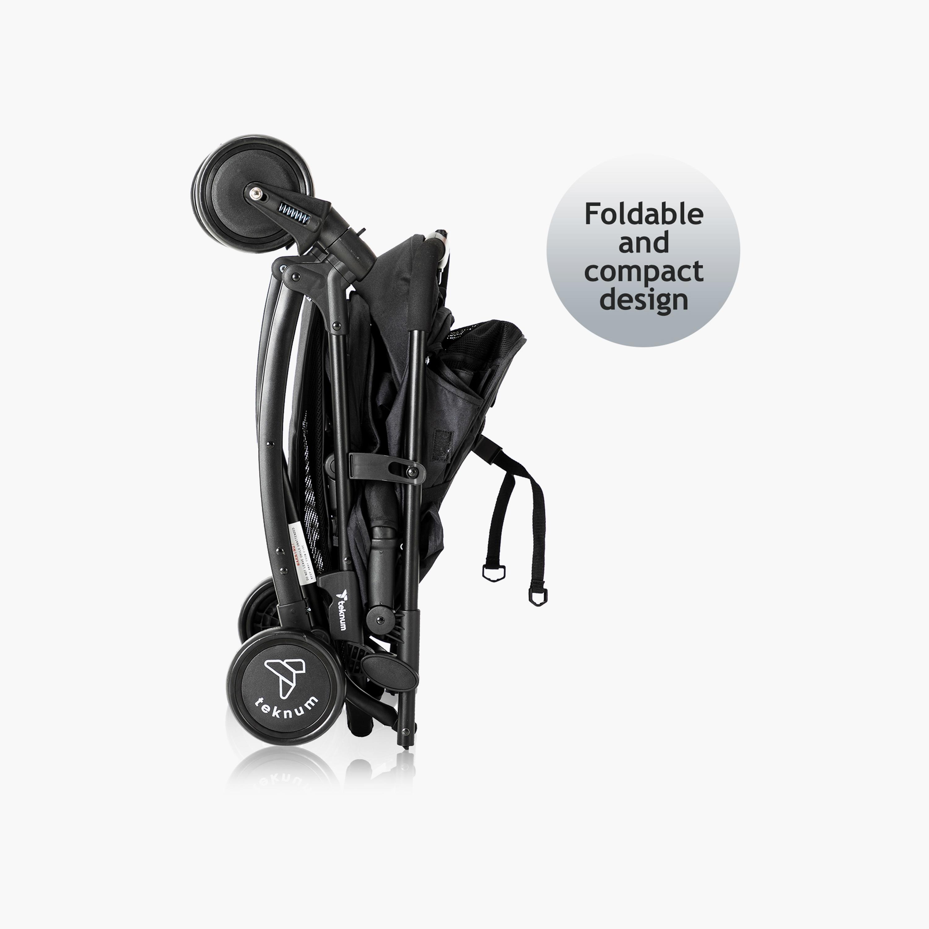Teknum Foldable Stroller, Rocker with Diaper Tote Bag-baby-gear-strollersandprams-strollers-image-4