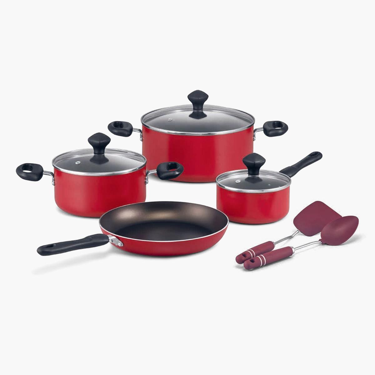 Prestige 9-Piece Aluminium Non-Stick Cookware Set