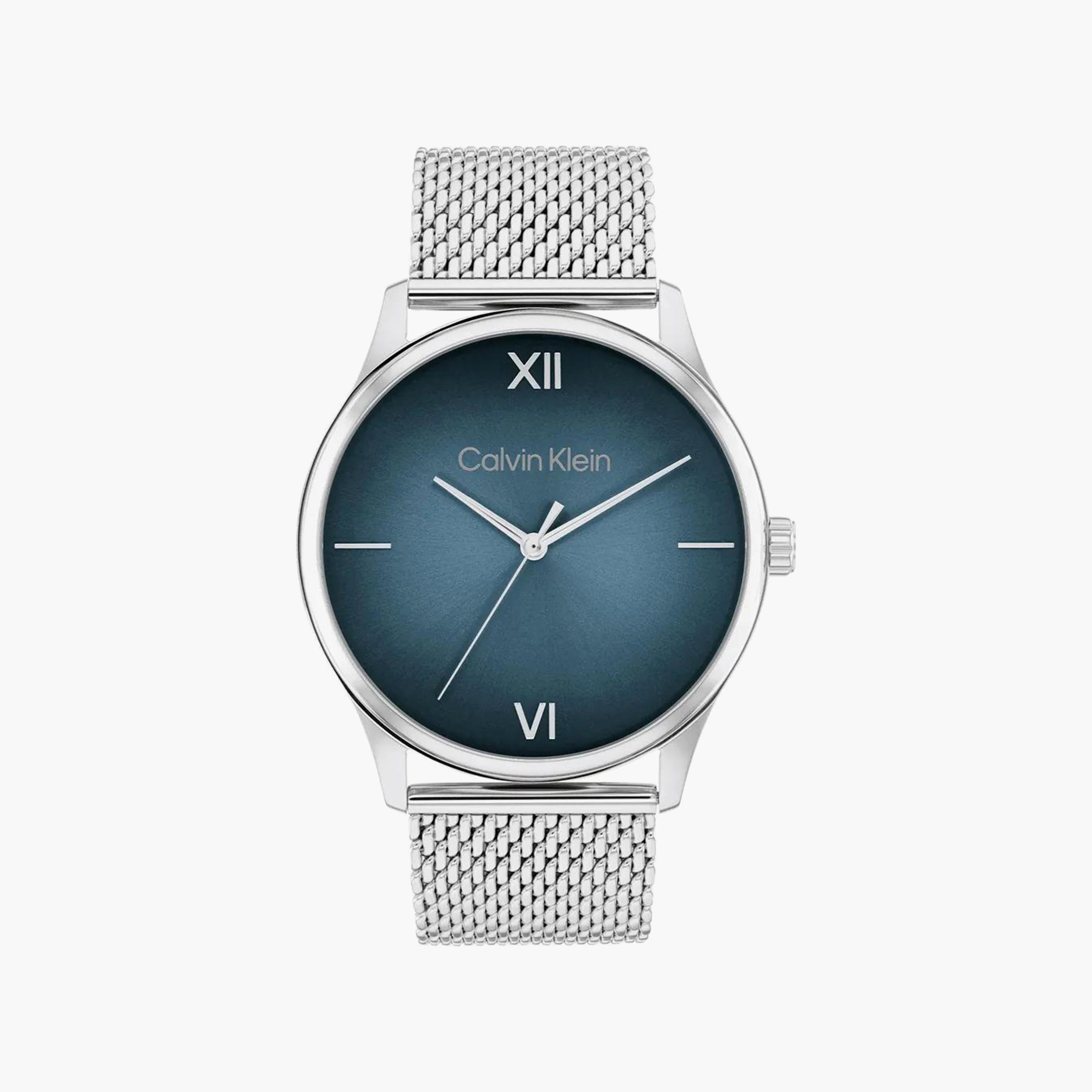 Calvin Klein Men's Silver Analog Stainless Steel Strap Watch | 25200450-men-watchesandjewellery-watches-image-1