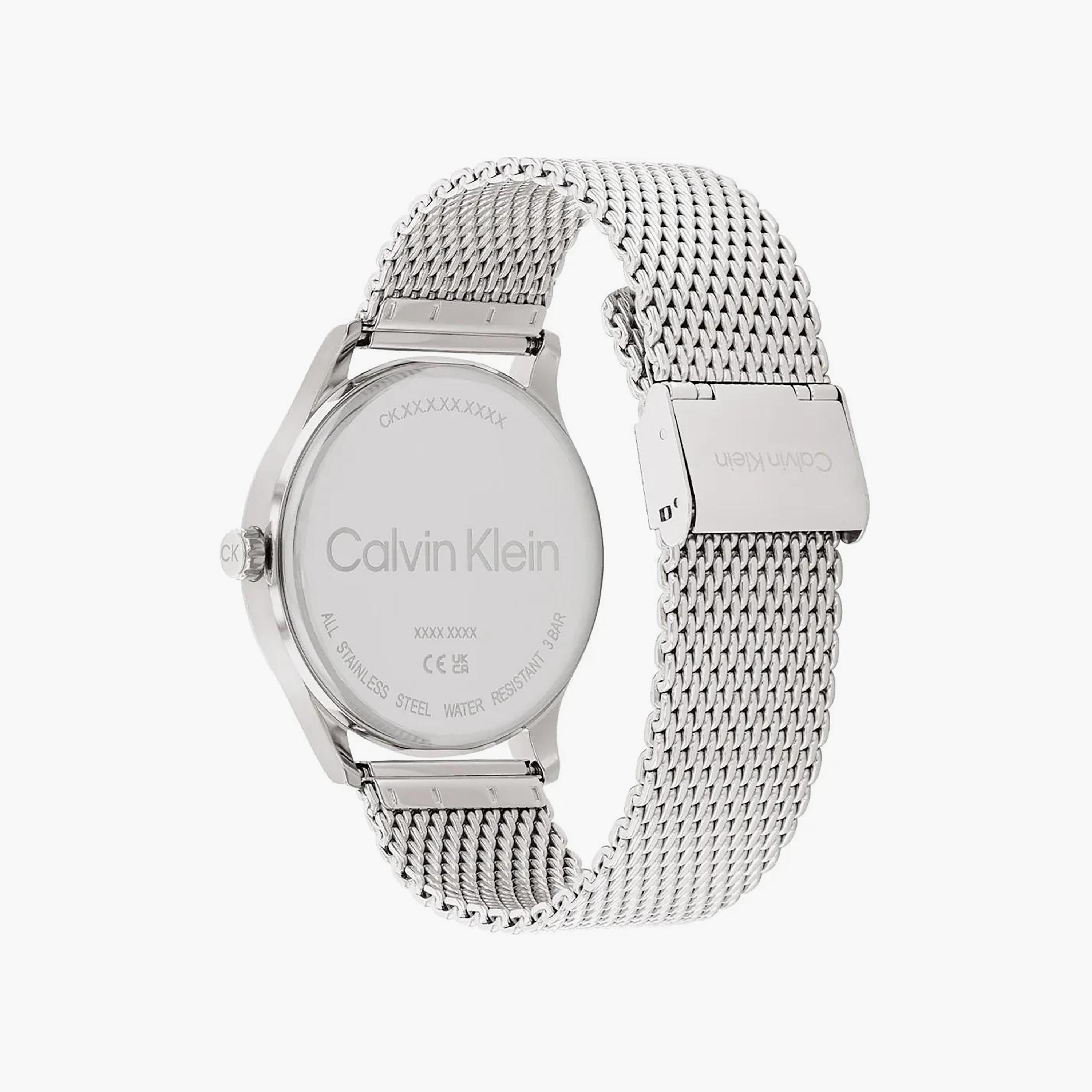 Calvin Klein Men's Silver Analog Stainless Steel Strap Watch | 25200450-men-watchesandjewellery-watches-image-3
