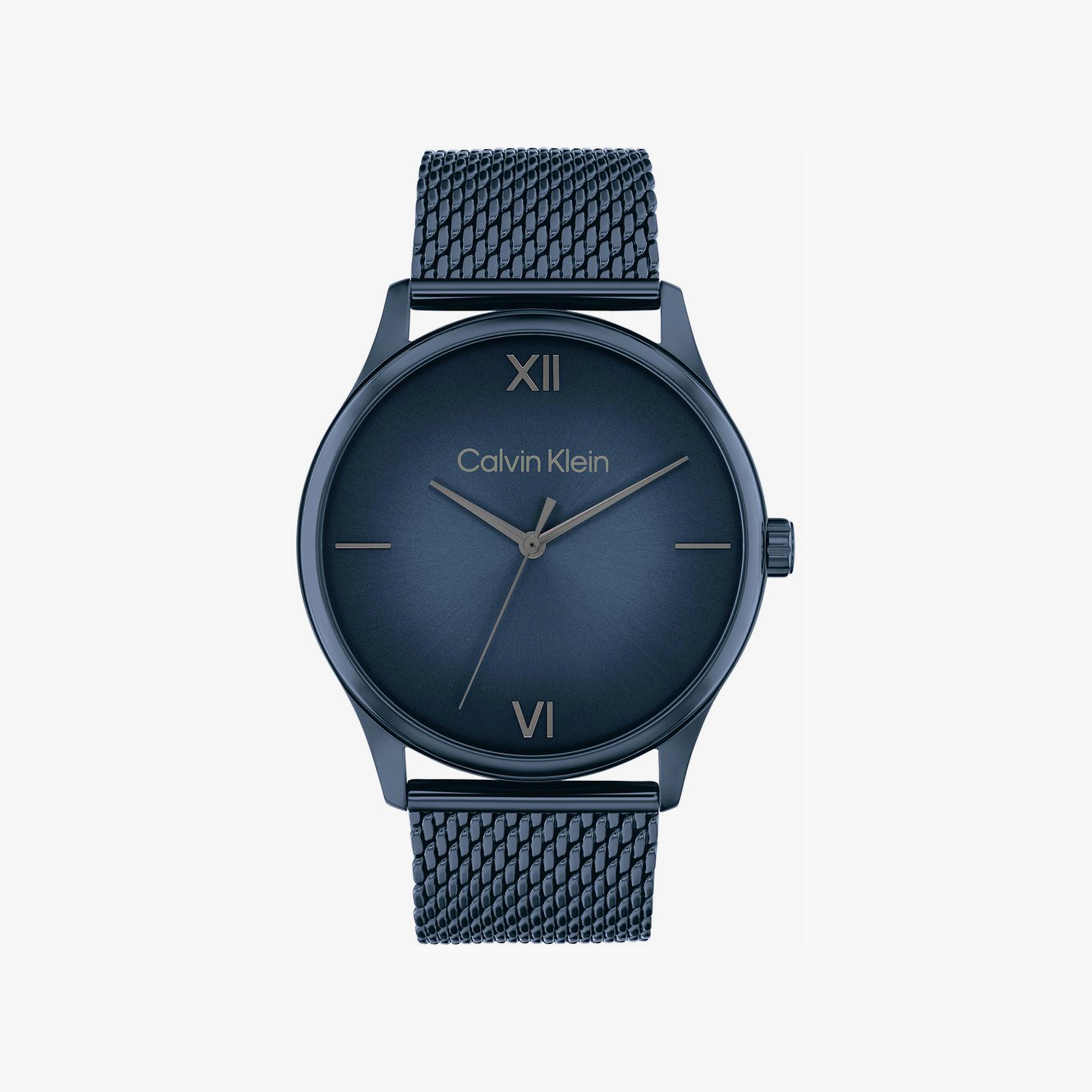 Calvin Klein Men's Blue Analog Stainless Steel Strap Watch | 25200451-men-watchesandjewellery-watches-image-1