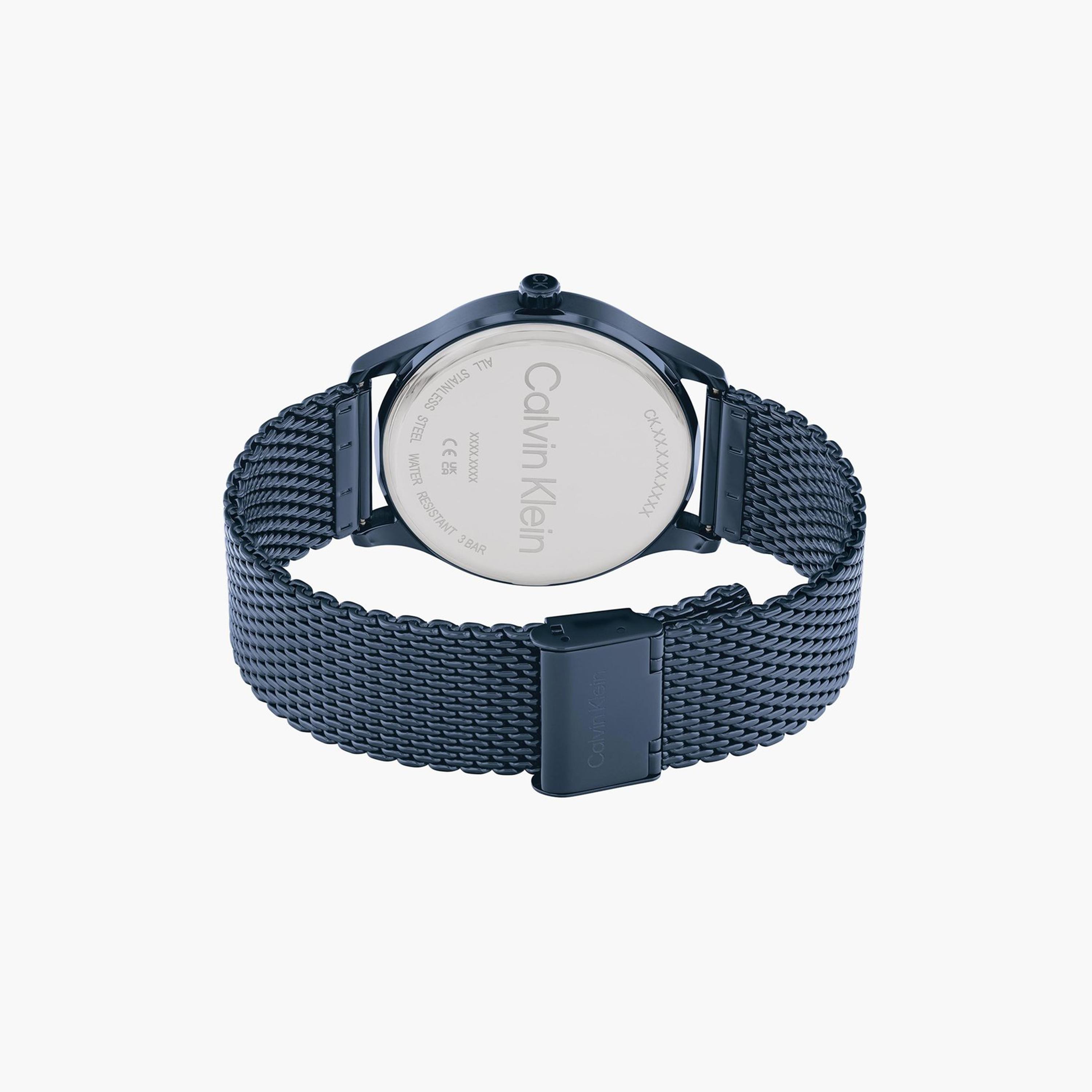 Calvin Klein Men's Blue Analog Stainless Steel Strap Watch | 25200451-men-watchesandjewellery-watches-image-3