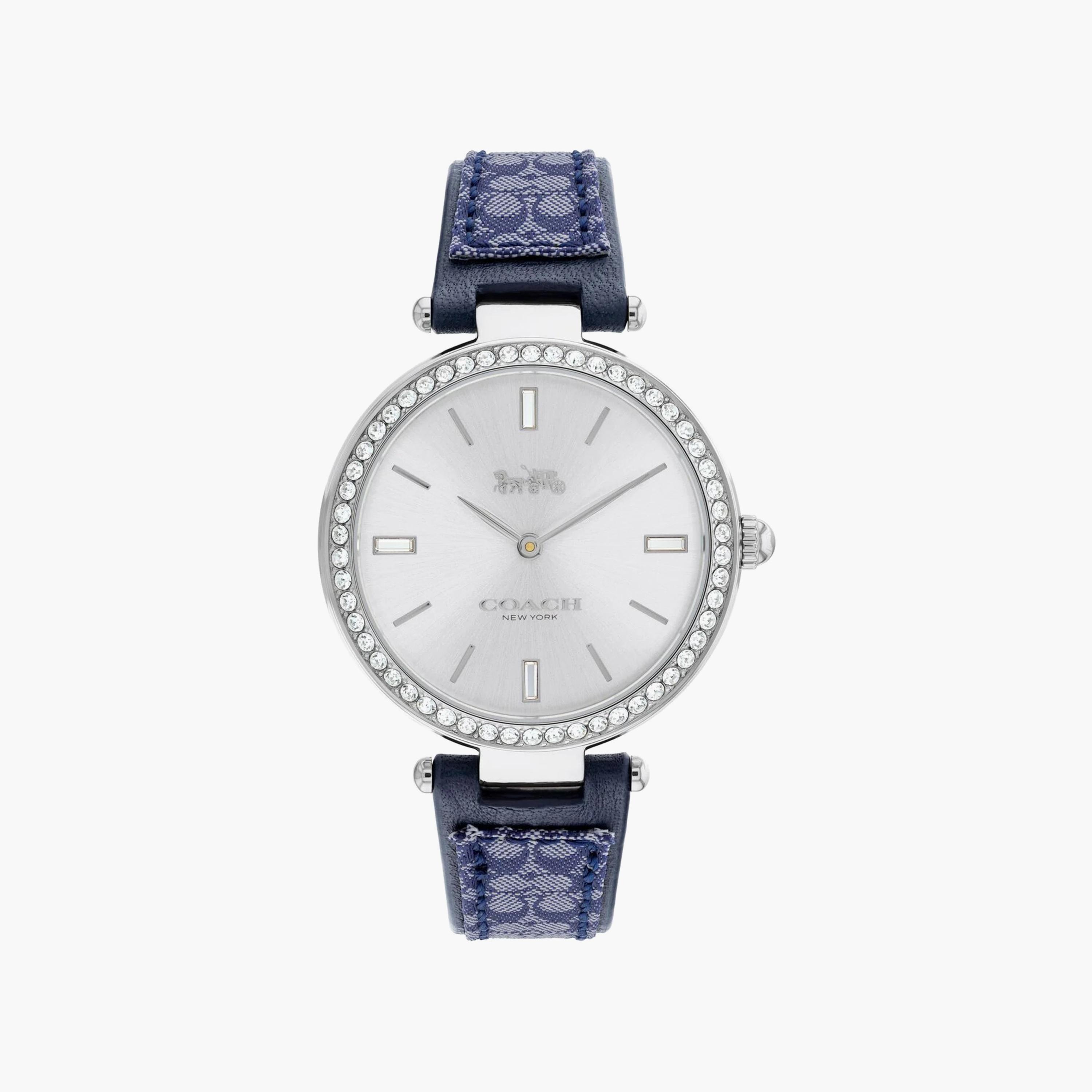 ساعة انالوج من تيتان للنساء بسوار جلدي من كوتش | 14504094-women-watchesandjewellery-watches-image-1